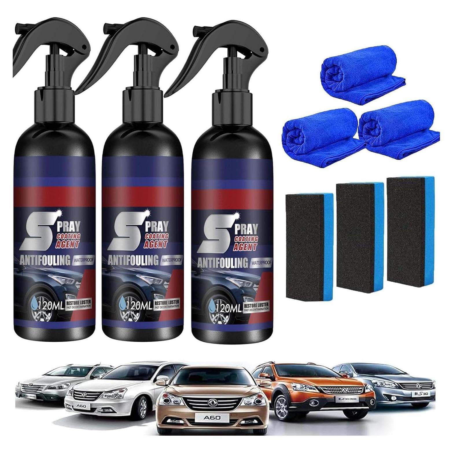 Spray Cerámico 3 en 1 para Automóviles Genérico 120ml - 3PCS