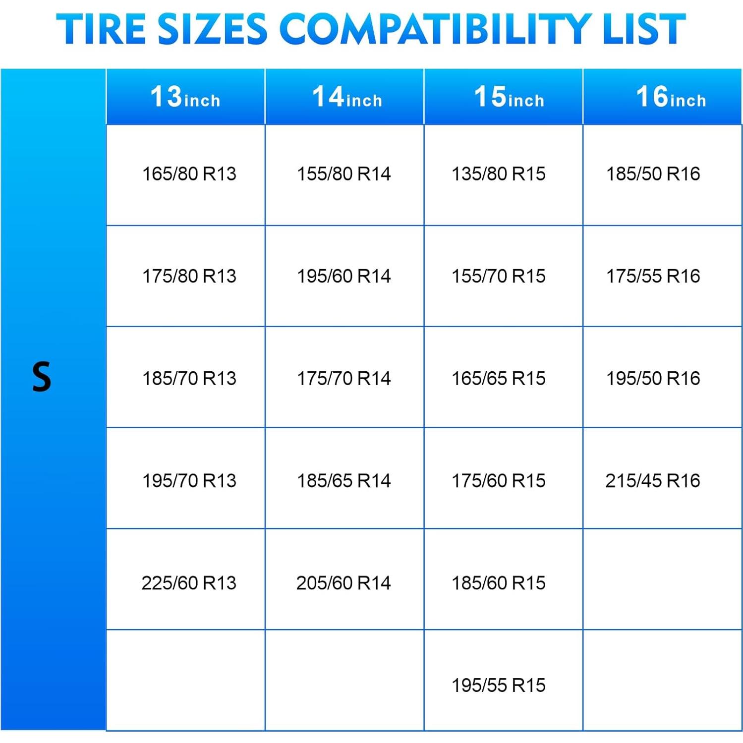 Calcetines de Nieve K-Musculo Mediano para SUV y Pickup