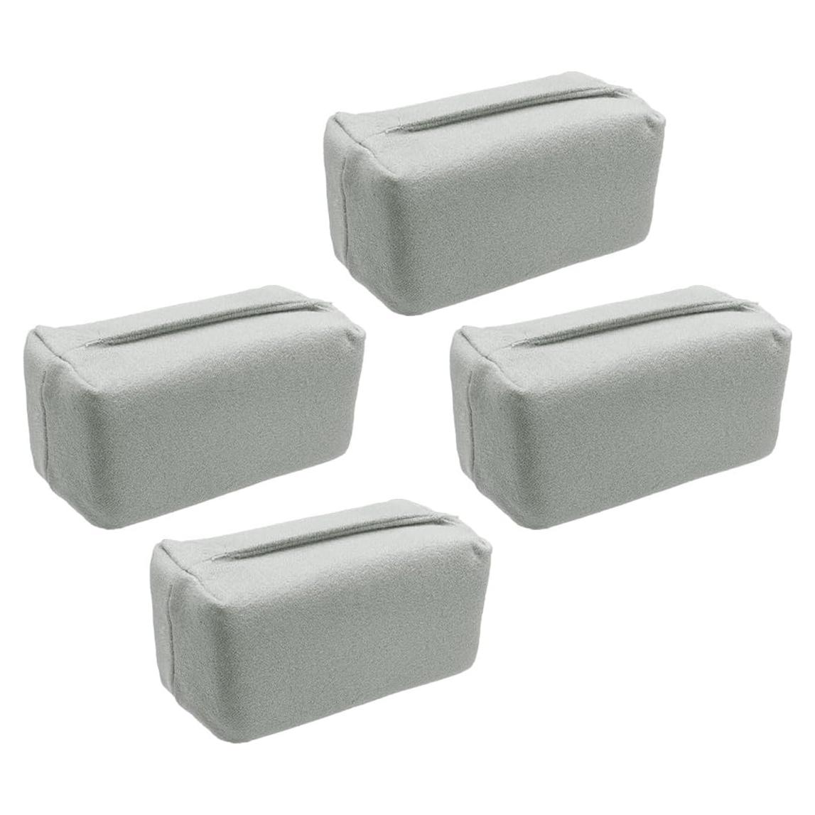 Almohadilla Aplicadora Microfibra Suede LHDOS 4PCS 7.8x4cm