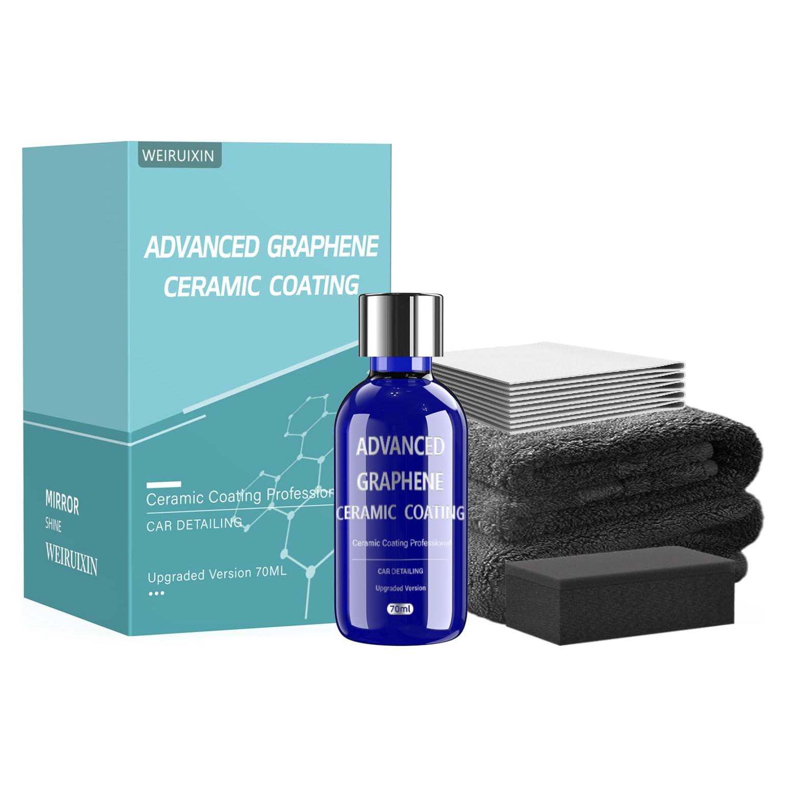 Recubrimiento Cerámico de Grafeno 12H WEIRUIXIN 70ML Hidrofóbico
