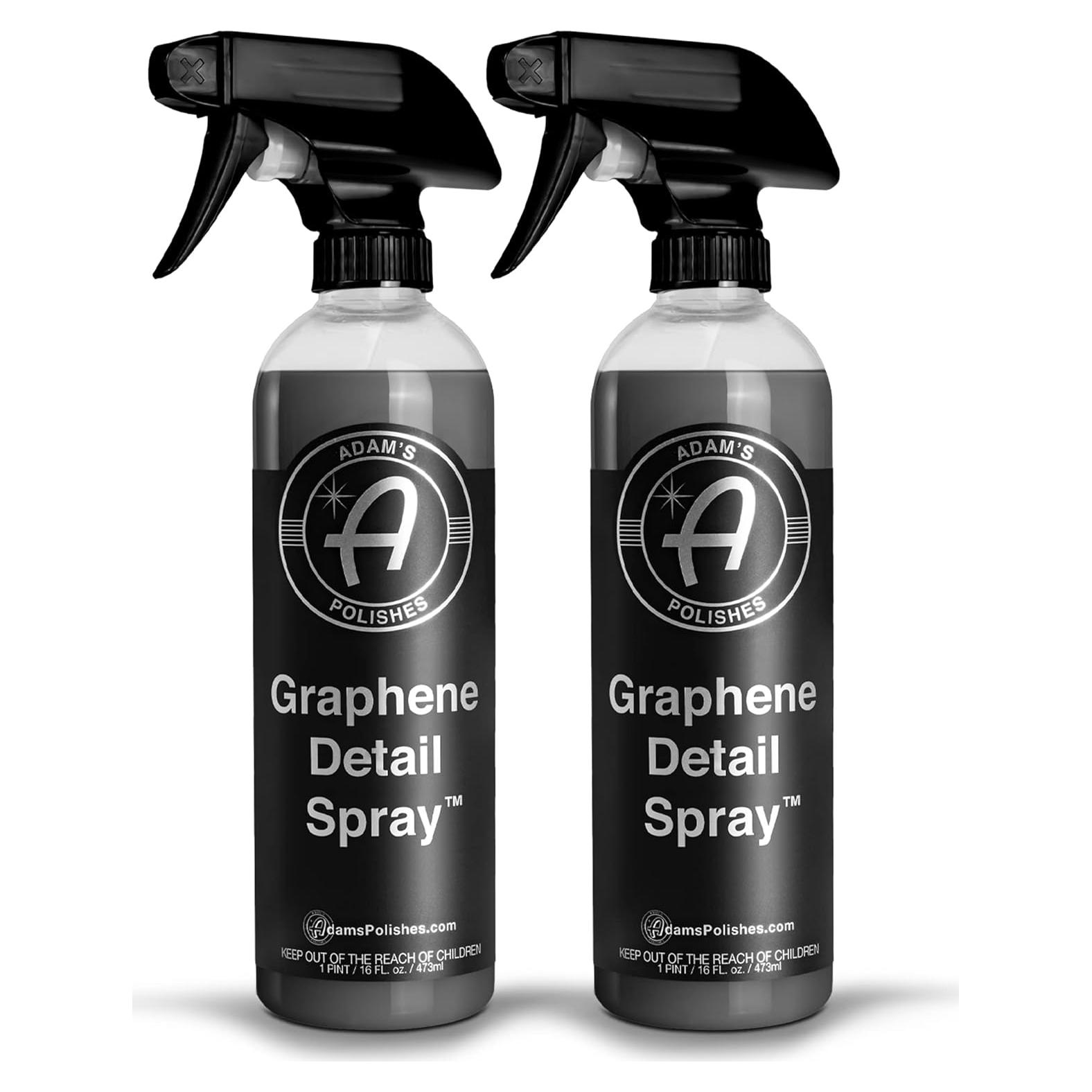 Spray Detallador de Grafeno Adam - 473 ml (Paquete de 2) - Protección Hidrofóbica
