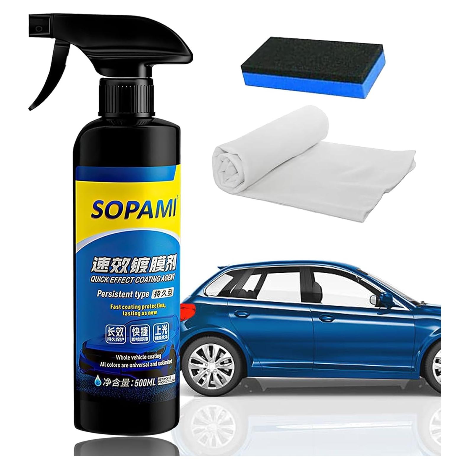 Spray de Cera para Automóviles Seyudzu 500ml Efecto Rápido