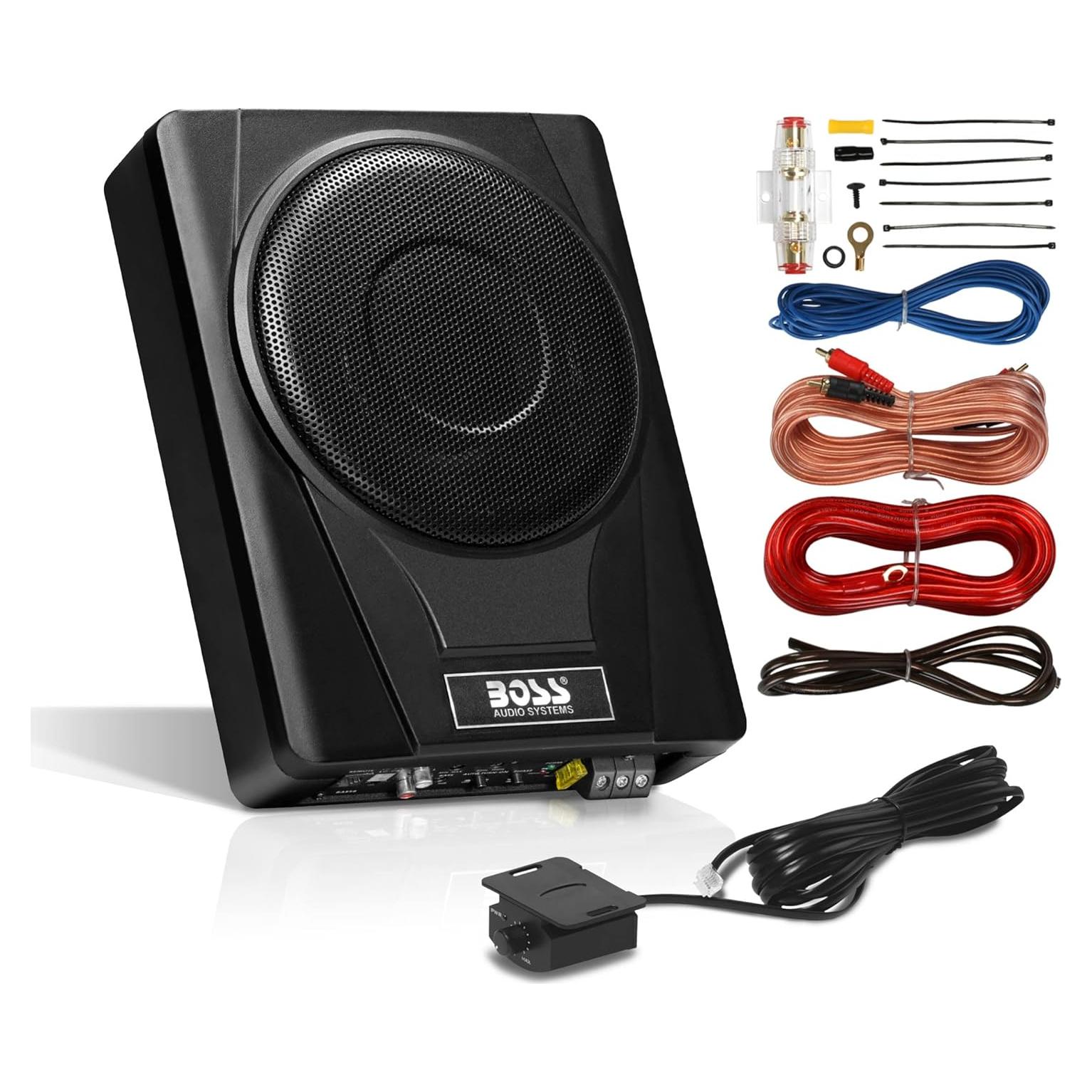 Subwoofer BOSS BASS8K 8" Amplificado 800W para Coche