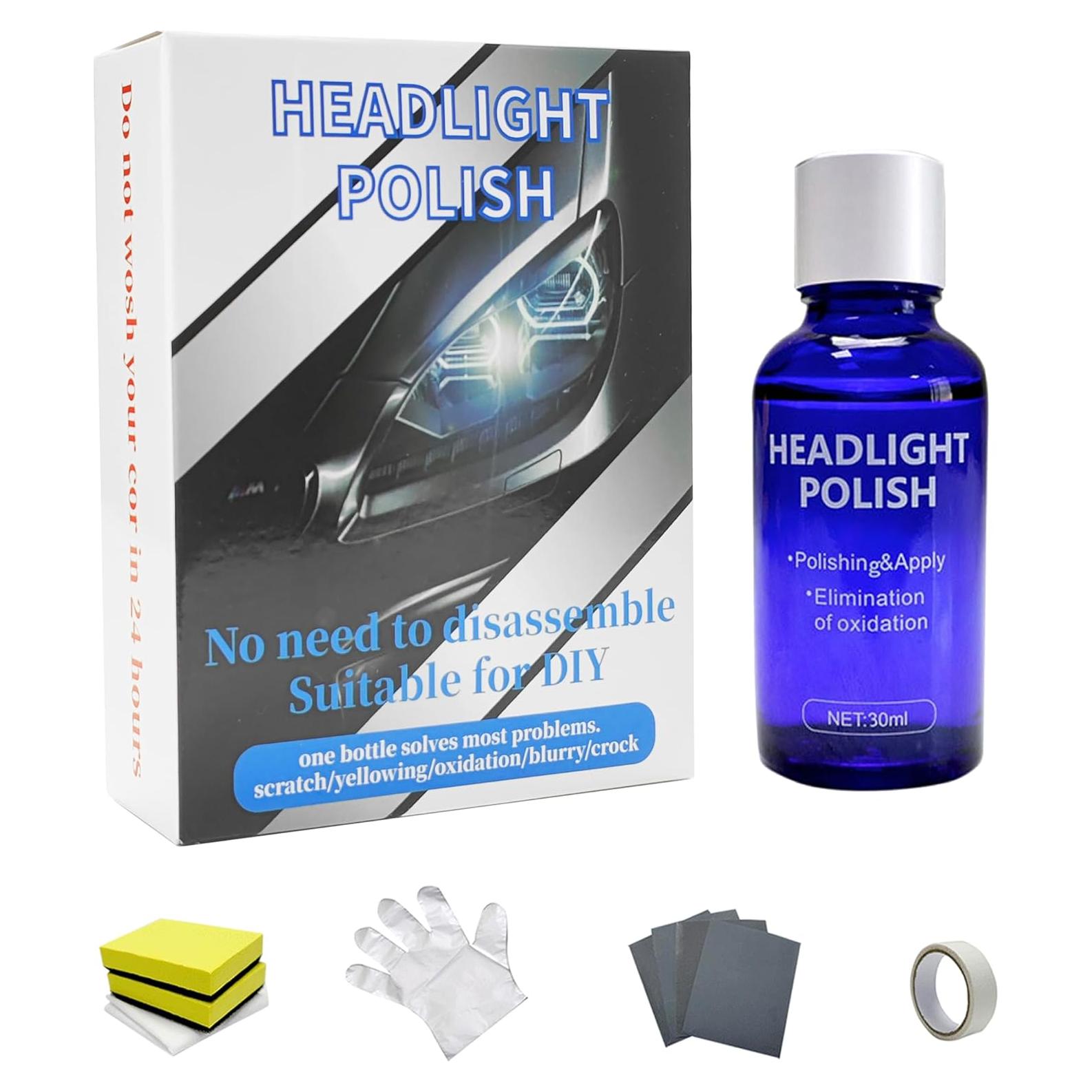 Kit de Restauración de Faros POKITA X - 30ml Reparación UV