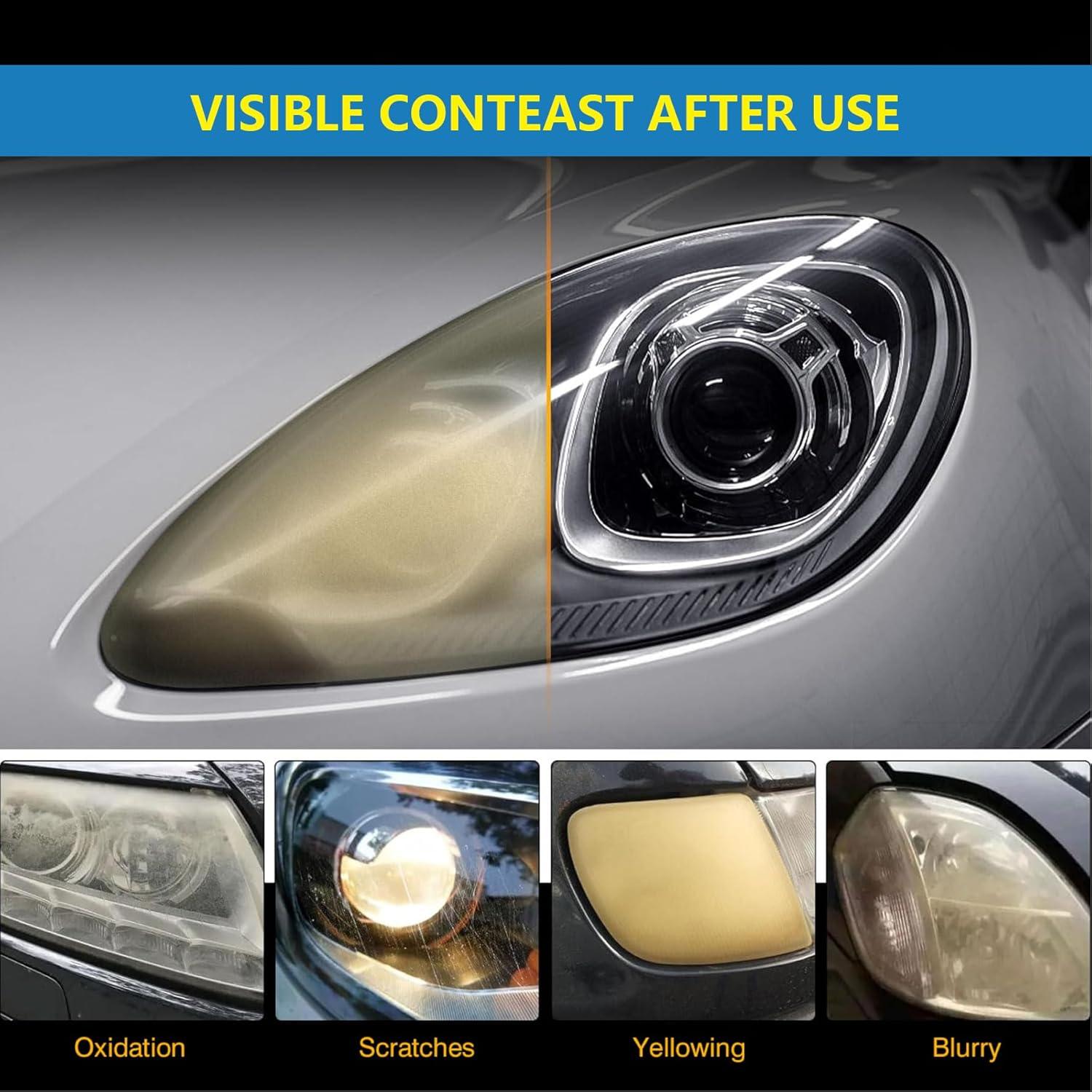 Kit de Restauración de Faros POKITA X - 30ml Reparación UV