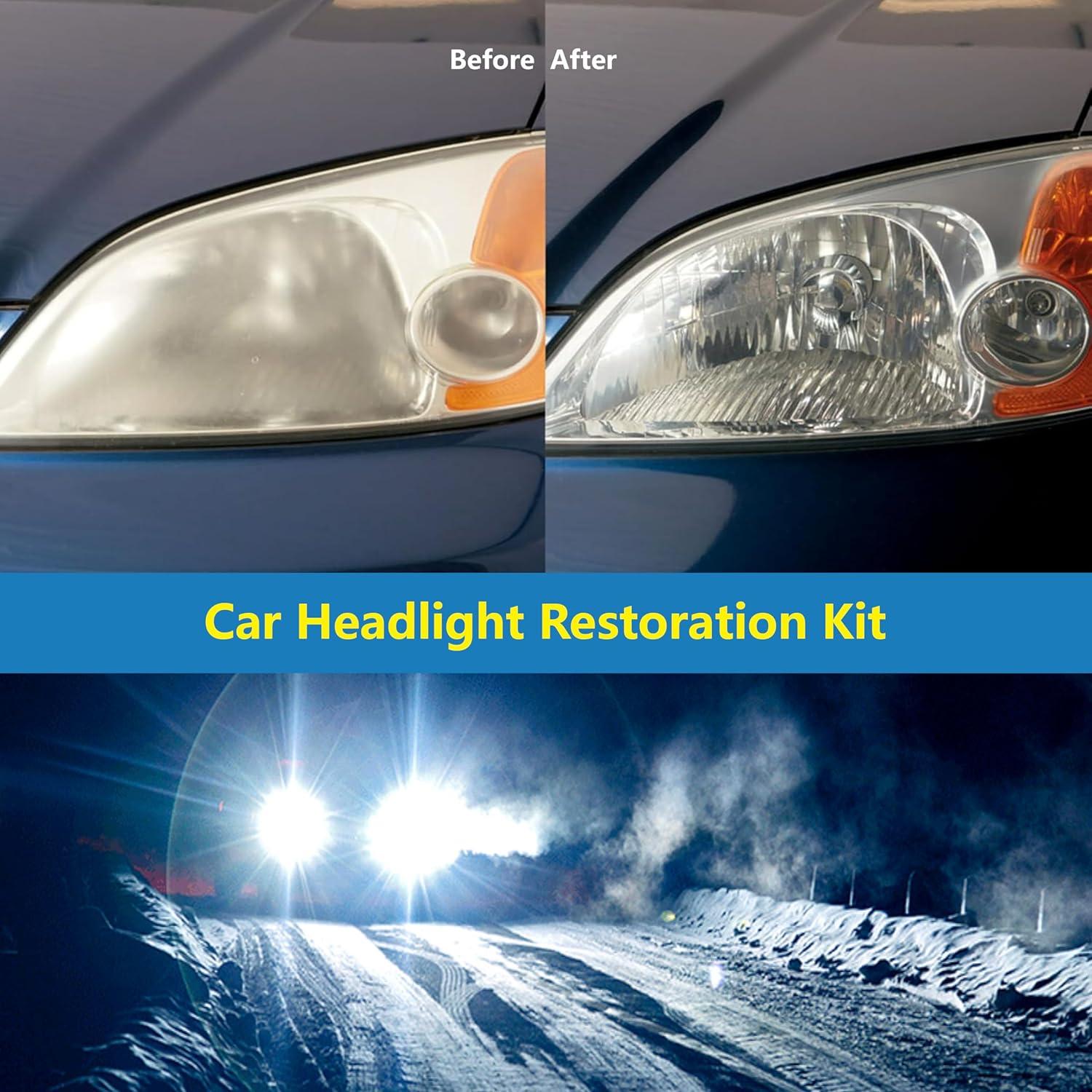 Kit de Restauración de Faros POKITA X - 30ml Reparación UV