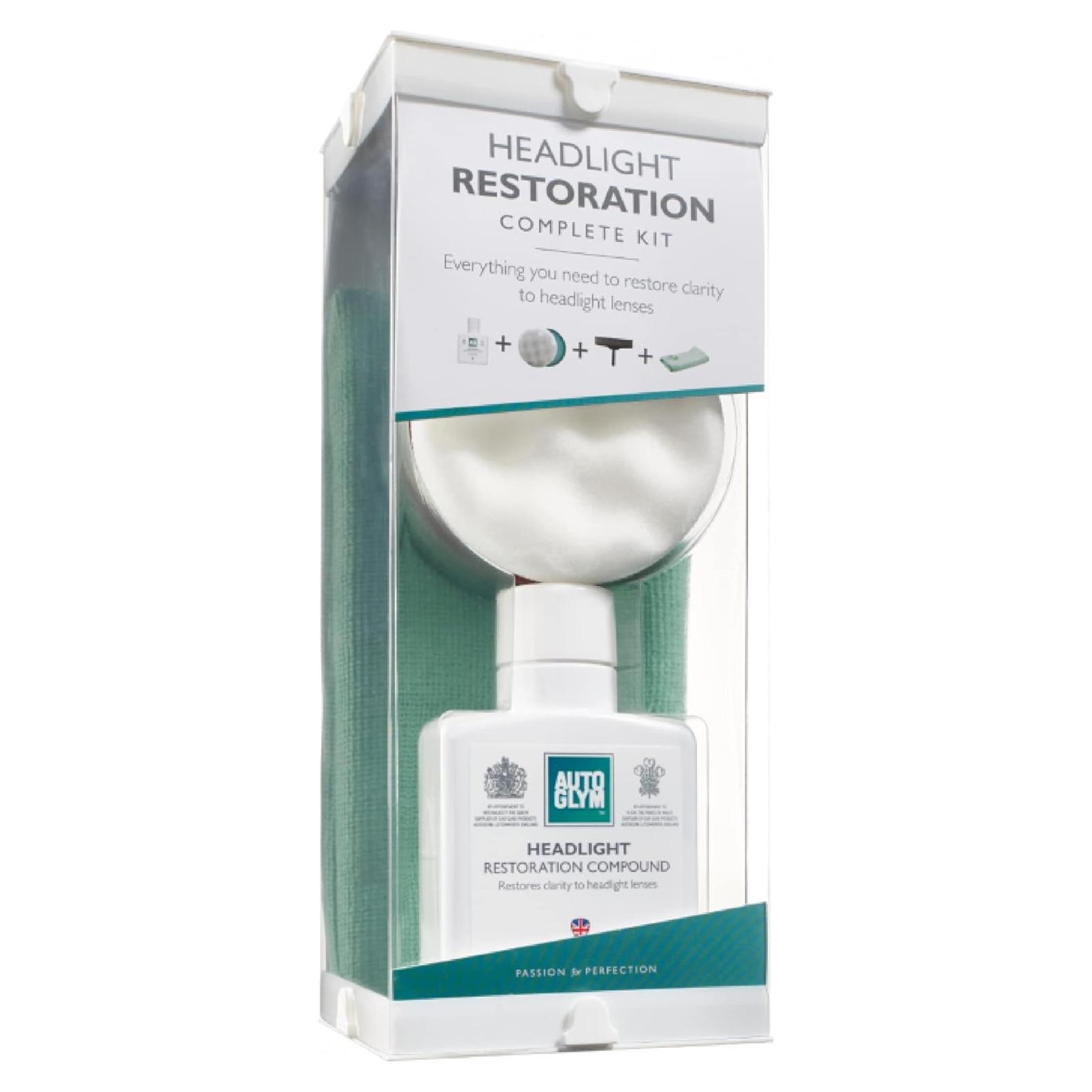 Kit de Restauración de Faros Autoglym HRSKIT - Restaura Lentes Plásticas