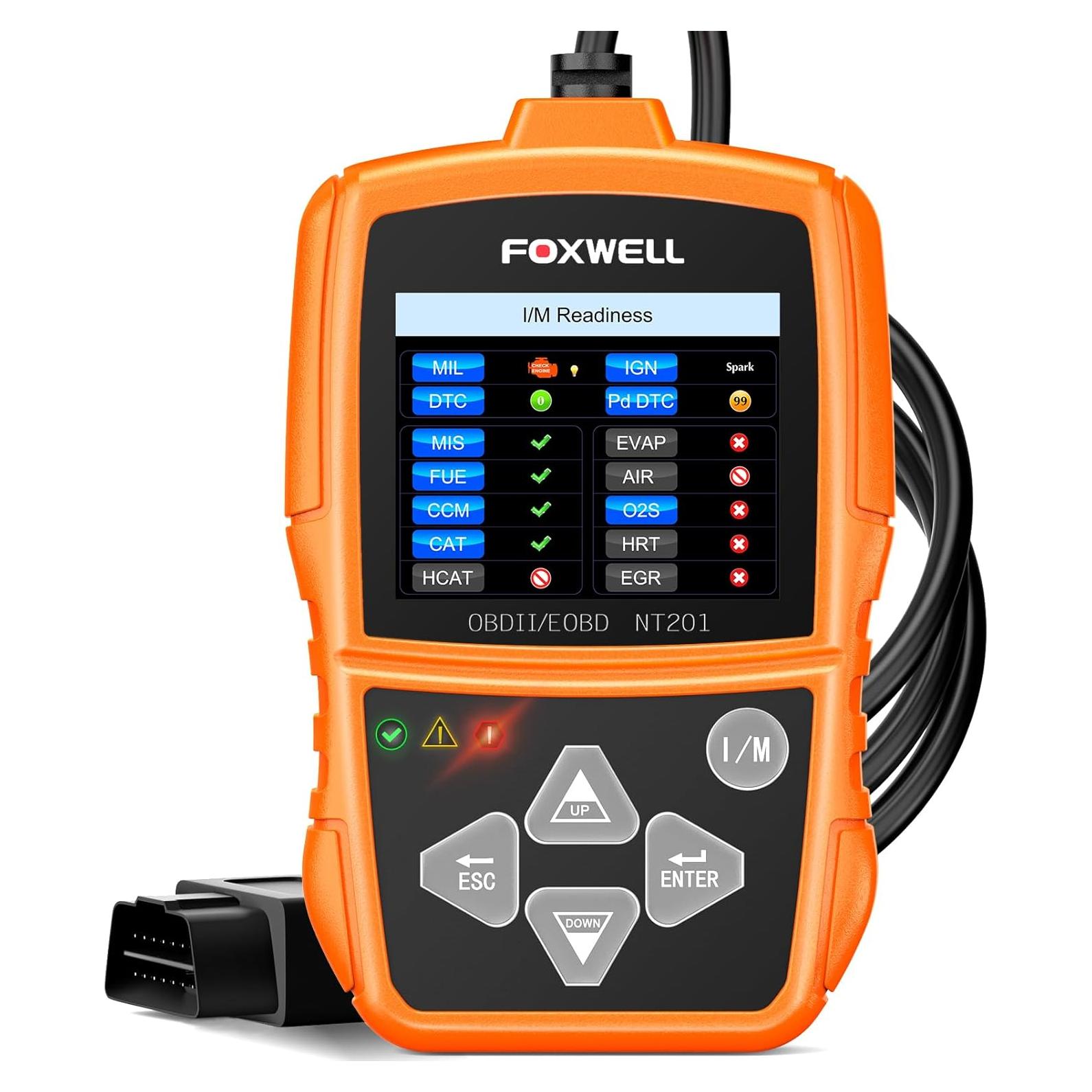 Lector de Códigos OBD2 FOXWELL NT201 - Diagnóstico Automotriz
