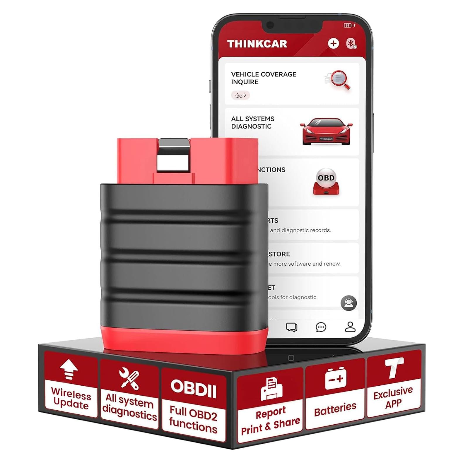 Escáner OBD2 Bluetooth Thinkcar Thinkdiag Mini - Diagnóstico Completo