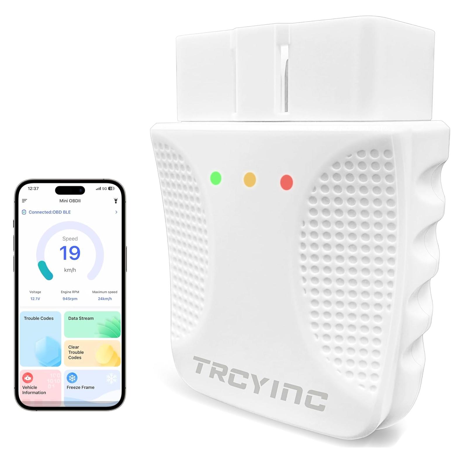 Lector de Escáner OBD2 TRCYINC V30 Bluetooth 5.4 Diagnóstico