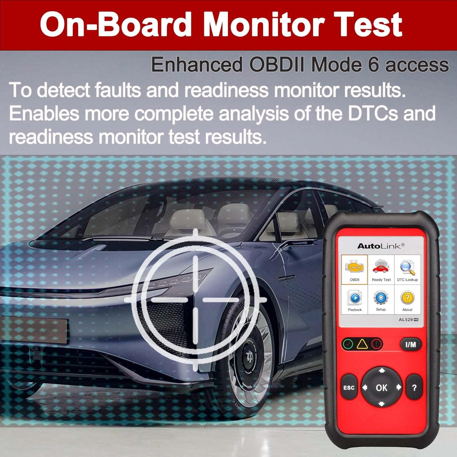 Escáner OBD2 Autel AL529HD para Vehículos Pesados