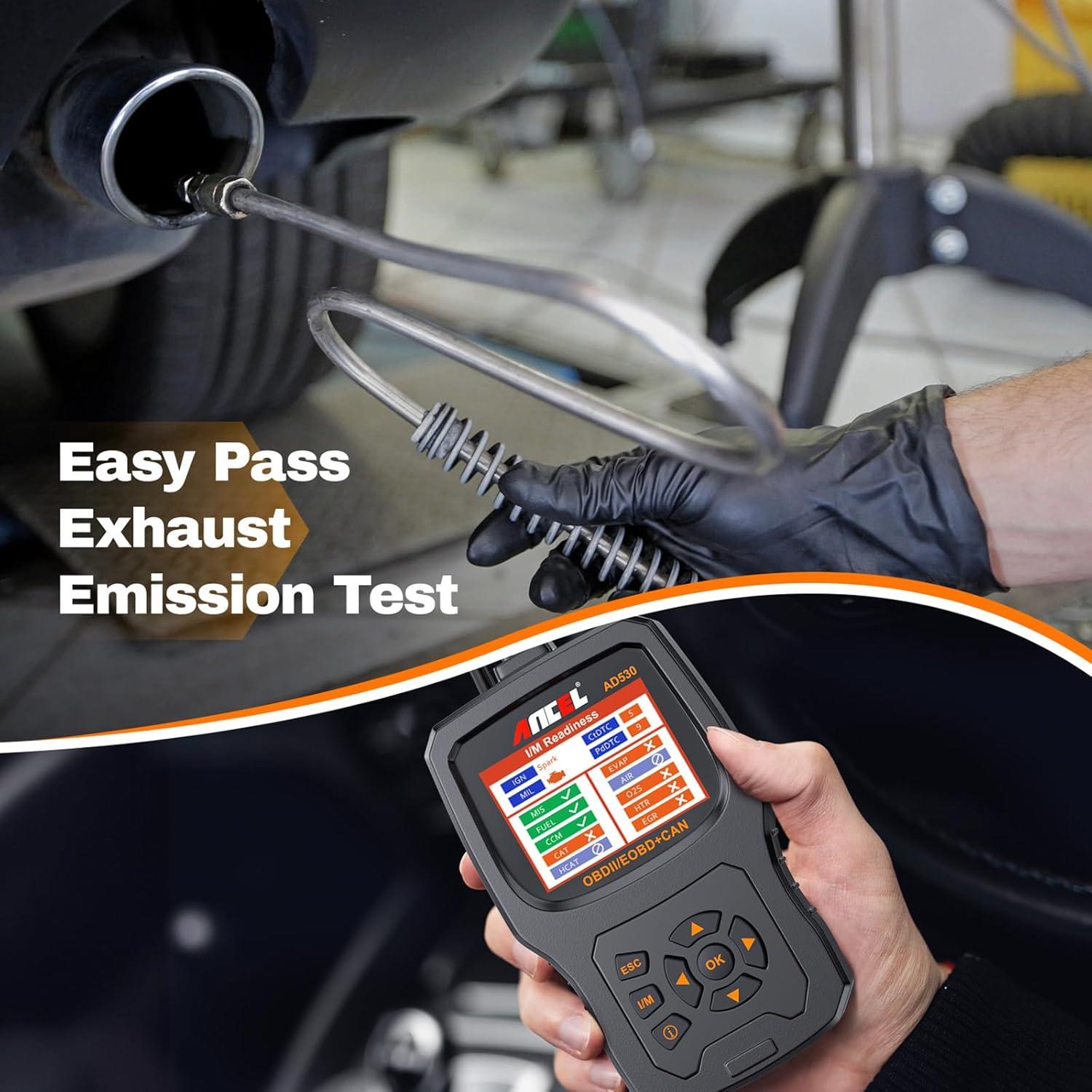 Escáner OBD2 ANCEL AD530 Bluetooth, Lector de Códigos Automotriz