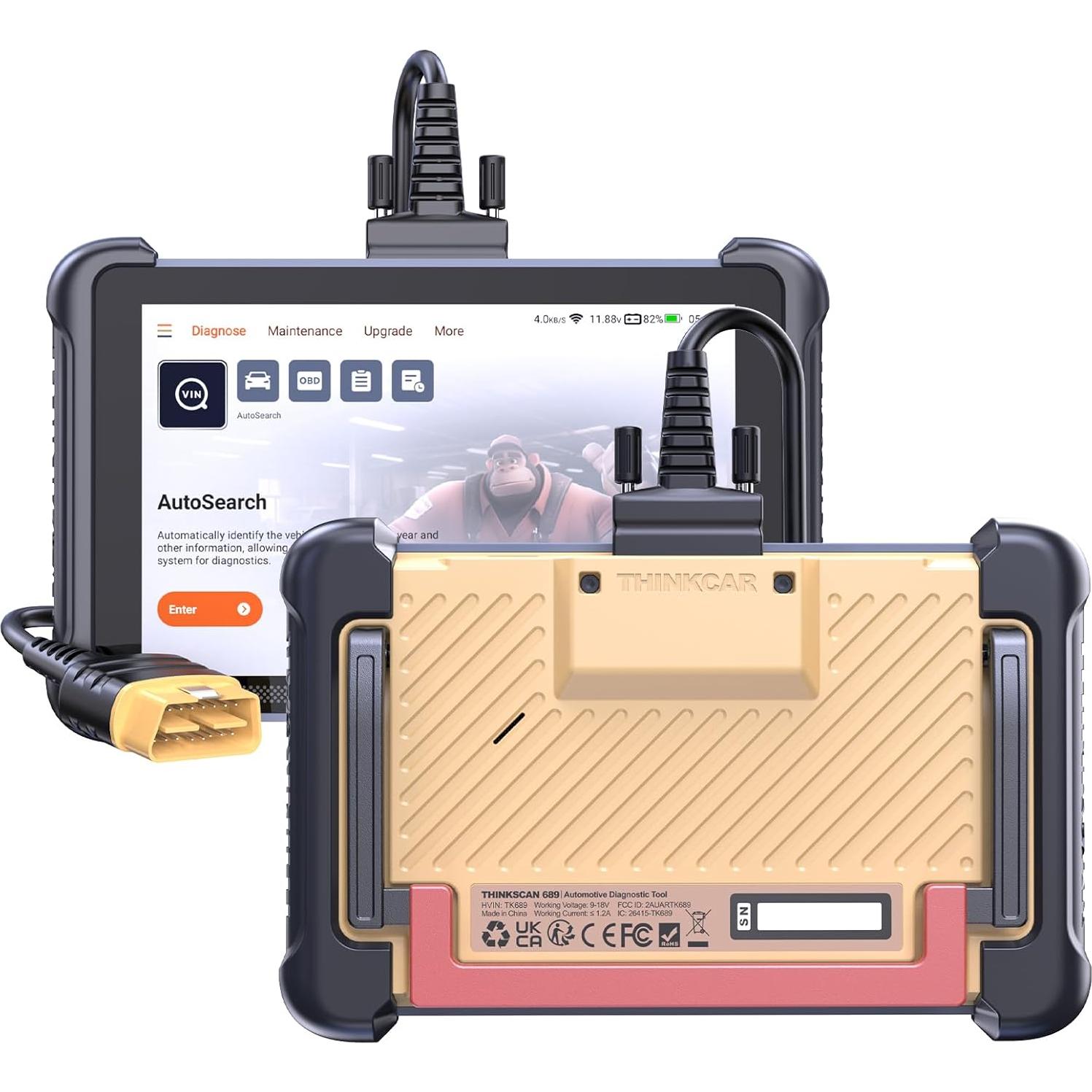 Escáner OBD2 Thinkcar Thinkscan 689 - Diagnóstico Completo