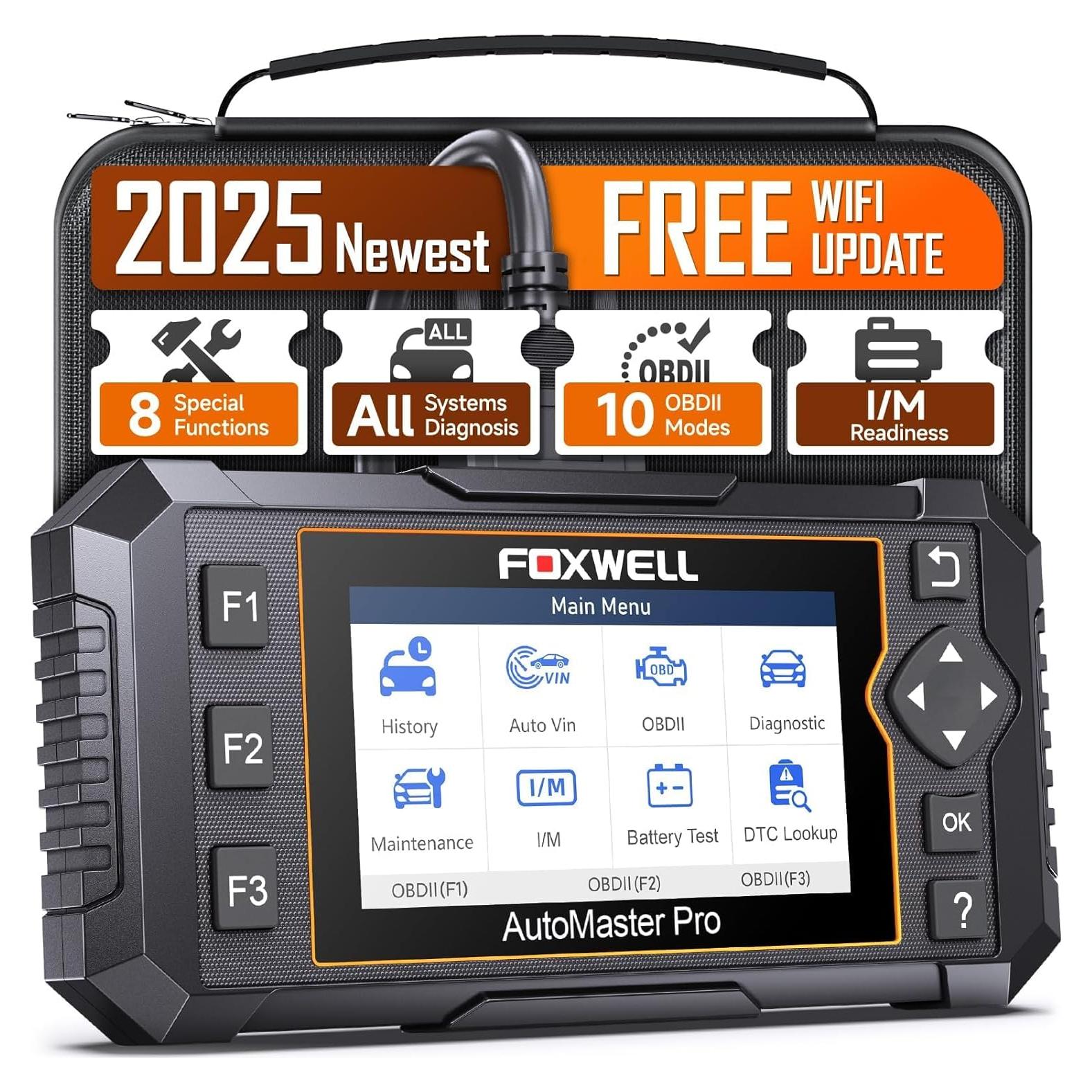 Escáner OBD2 FOXWELL NT624 Elite con 8 Funciones Avanzadas