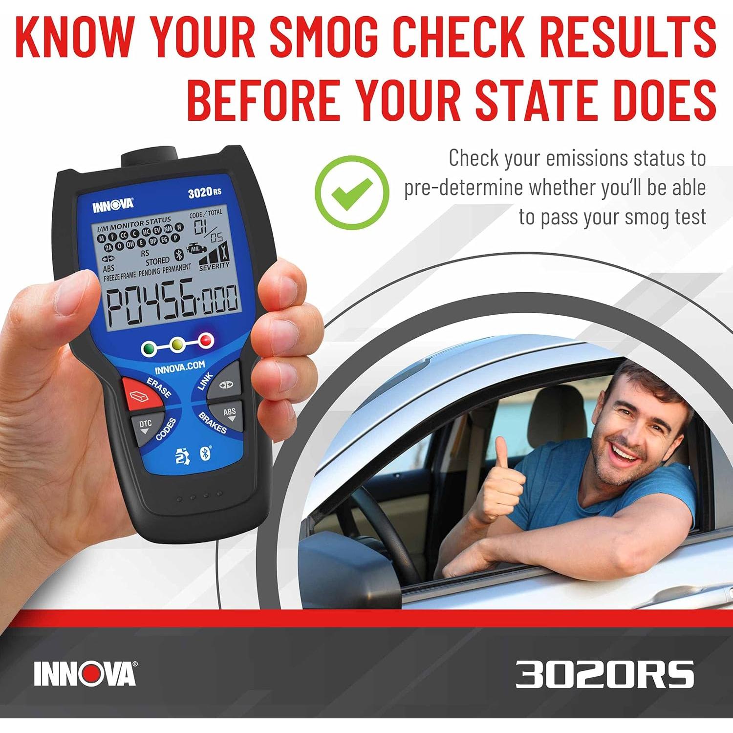 Lector de Códigos OBD2 Innova 3020RS con Funciones ABS