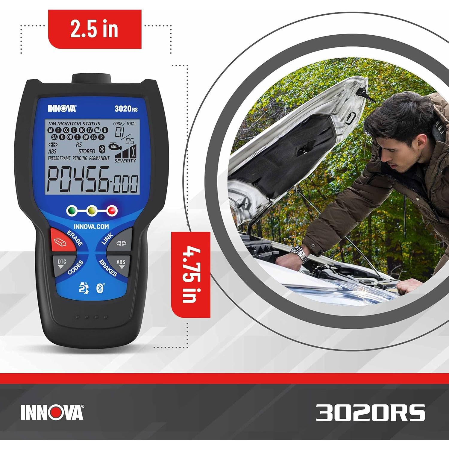 Lector de Códigos OBD2 Innova 3020RS con Funciones ABS