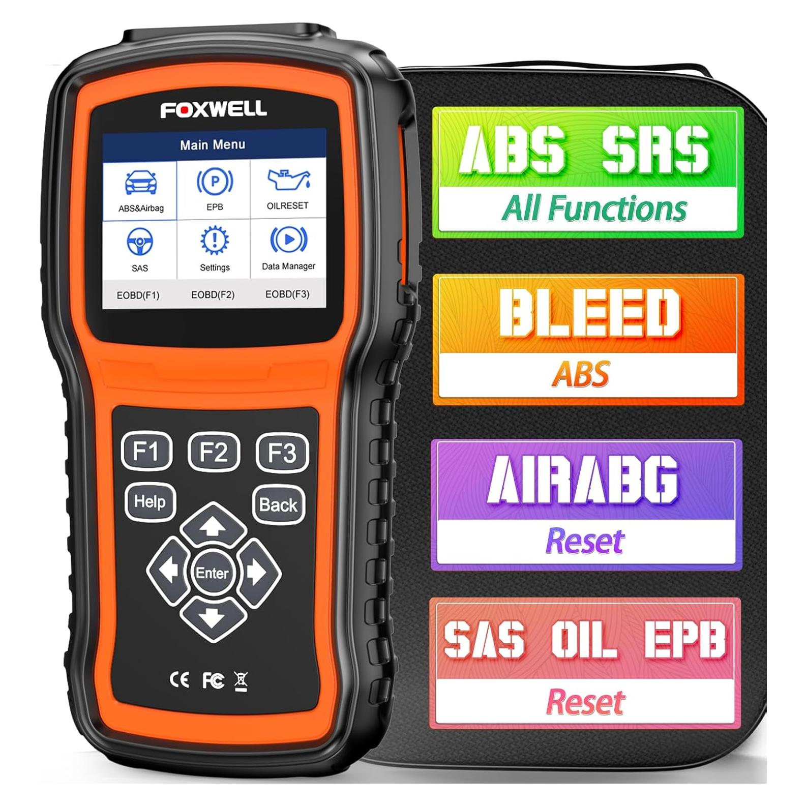 Escáner OBD2 FOXWELL NT630 Plus con ABS y SRS