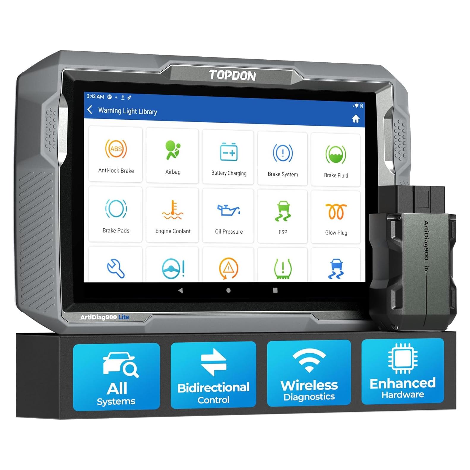 Escáner OBD2 Bidireccional TOPDON AD900 Lite 2024, Diagnóstico Completo