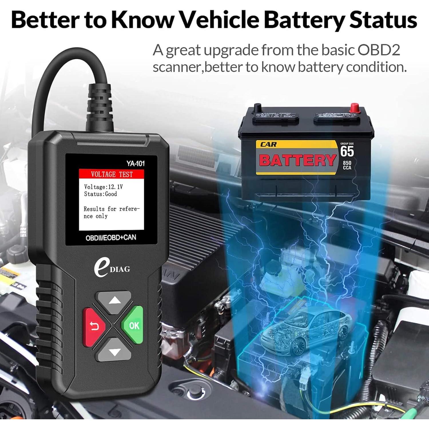 Escáner OBD2 EDIAG YA-101 Lector de Códigos para Autos