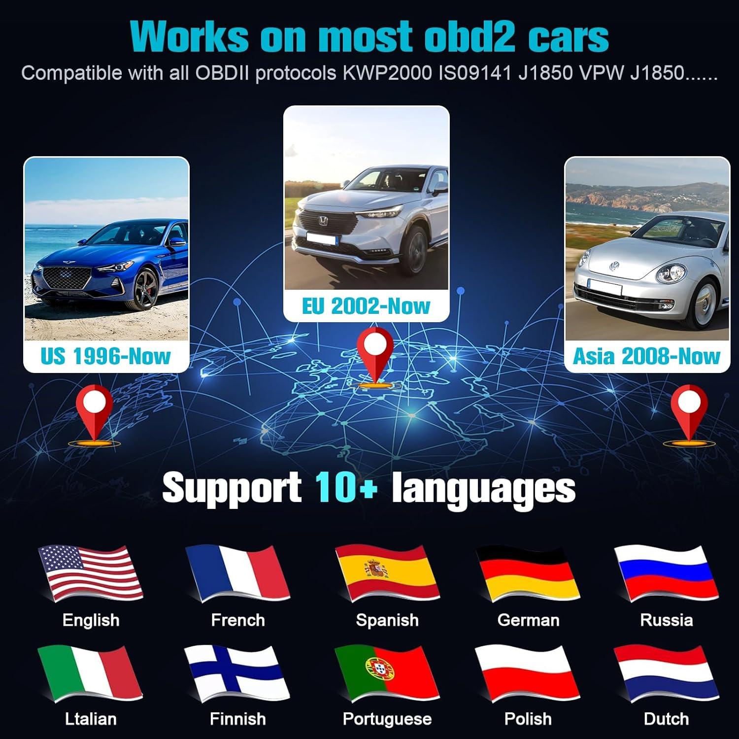 Escáner OBD2 LeeKooLuu LK11 - Diagnóstico Automotriz Plug & Play