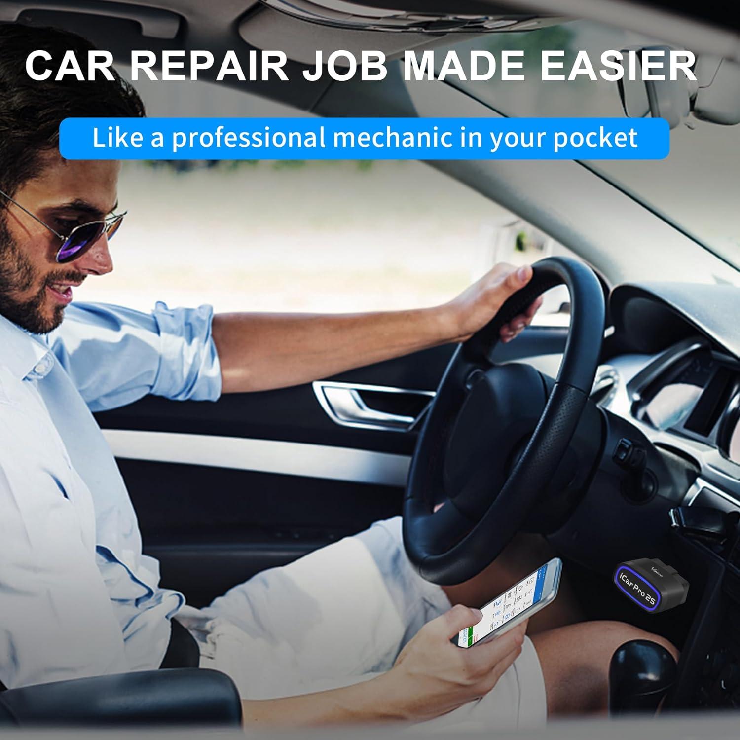 Adaptador OBD2 Bluetooth vLinker iCar Pro 2S para iOS/Android