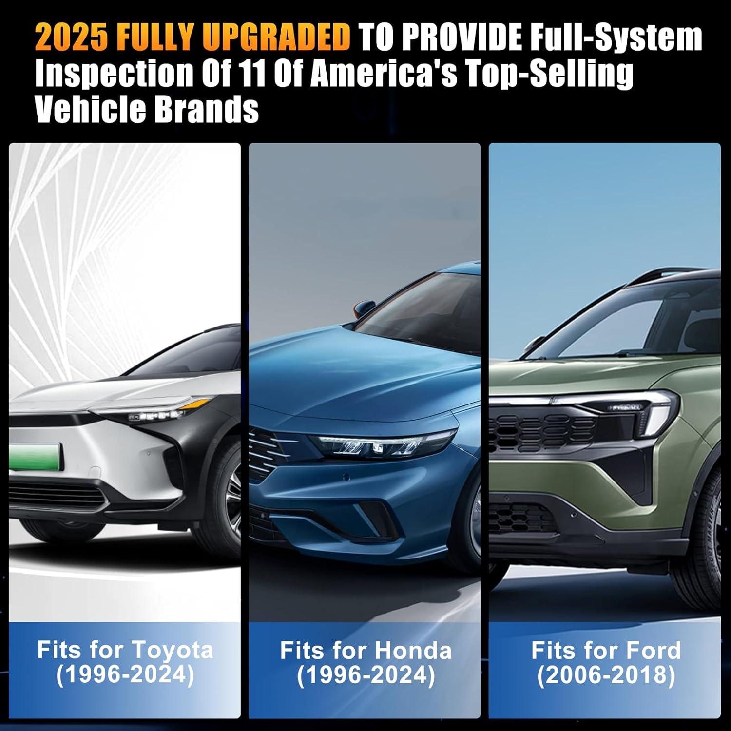 Escáner OBD2 AFS QIORE PX-801 Diagnóstico Completo Toyota Honda Ford