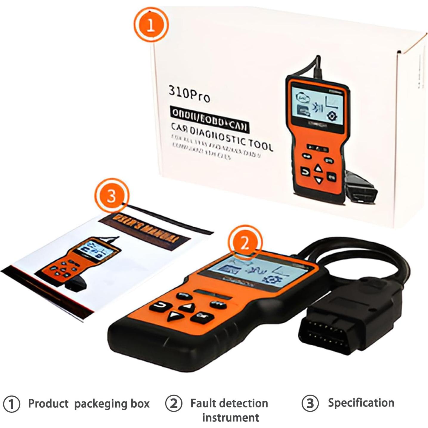 Escáner OBD2 Bluetooth GJYiauo 310Pro para Diagnóstico de Vehículos