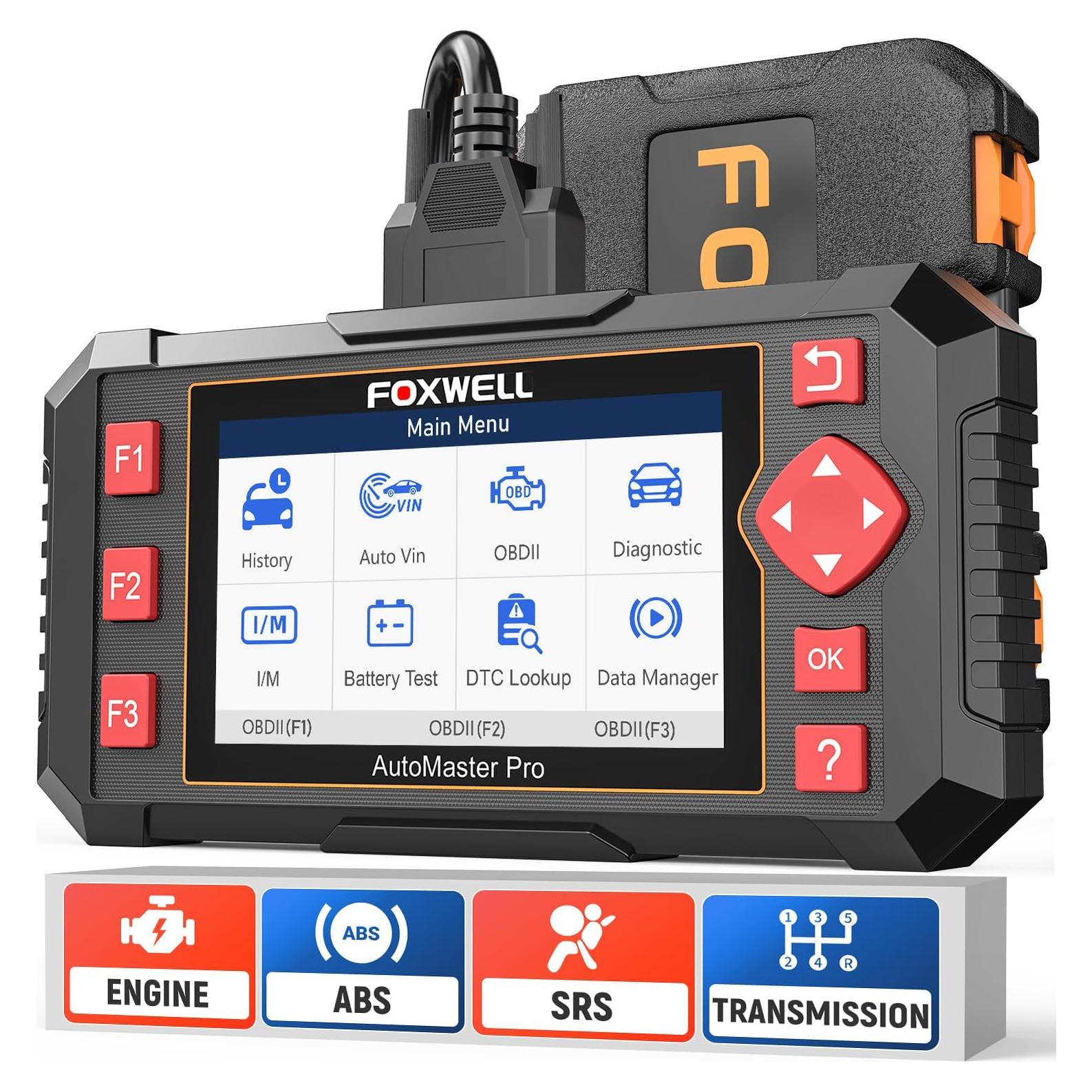 Escáner OBD2 FOXWELL NT604 Elite con Diagnóstico ABS SRS