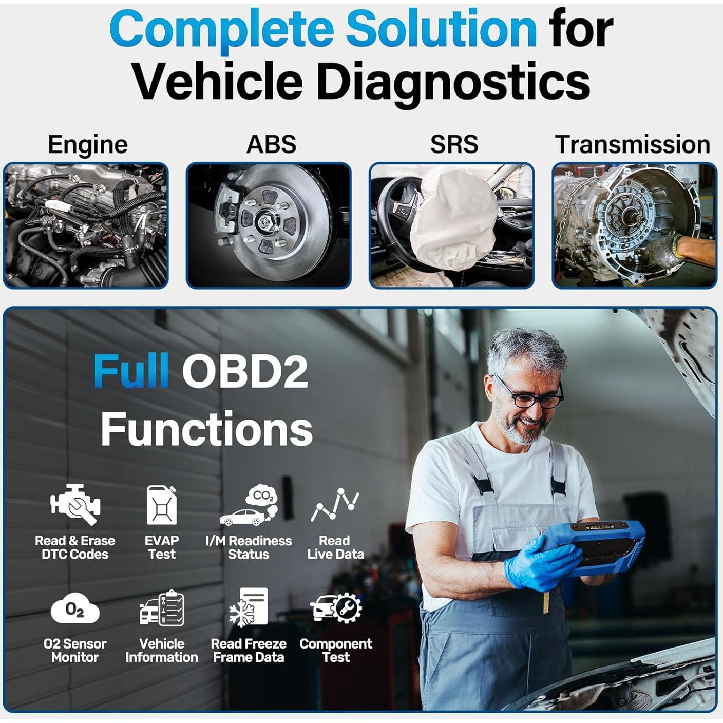 Escáner OBD2 BLCKTEC 460T Diagnóstico Automotriz Completo