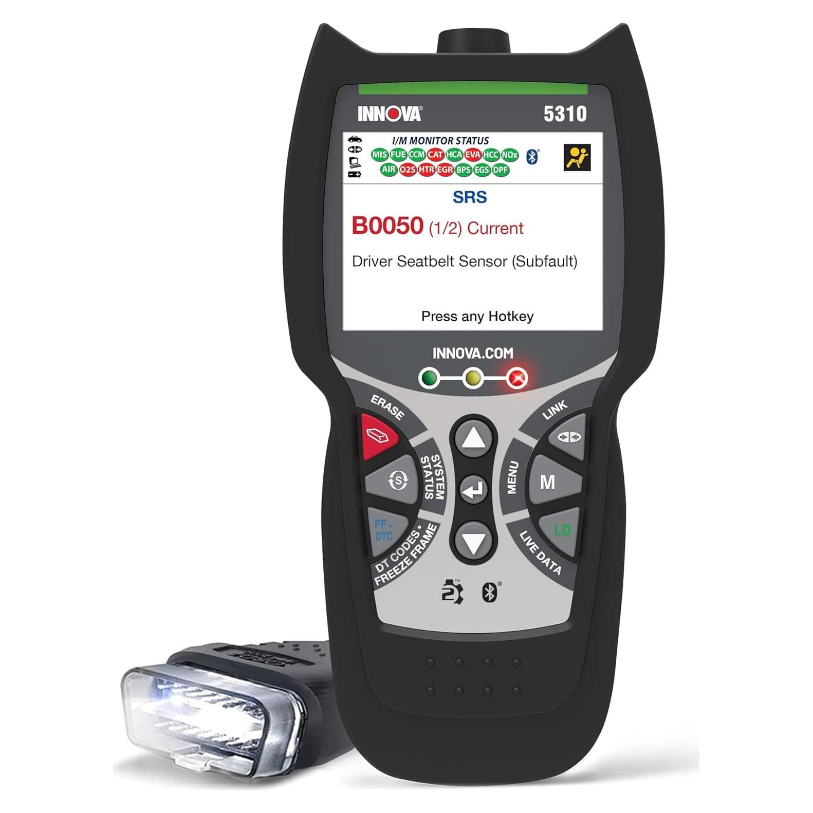 Escáner OBD2 Innova 5310 - Lector de Códigos ABS y SRS