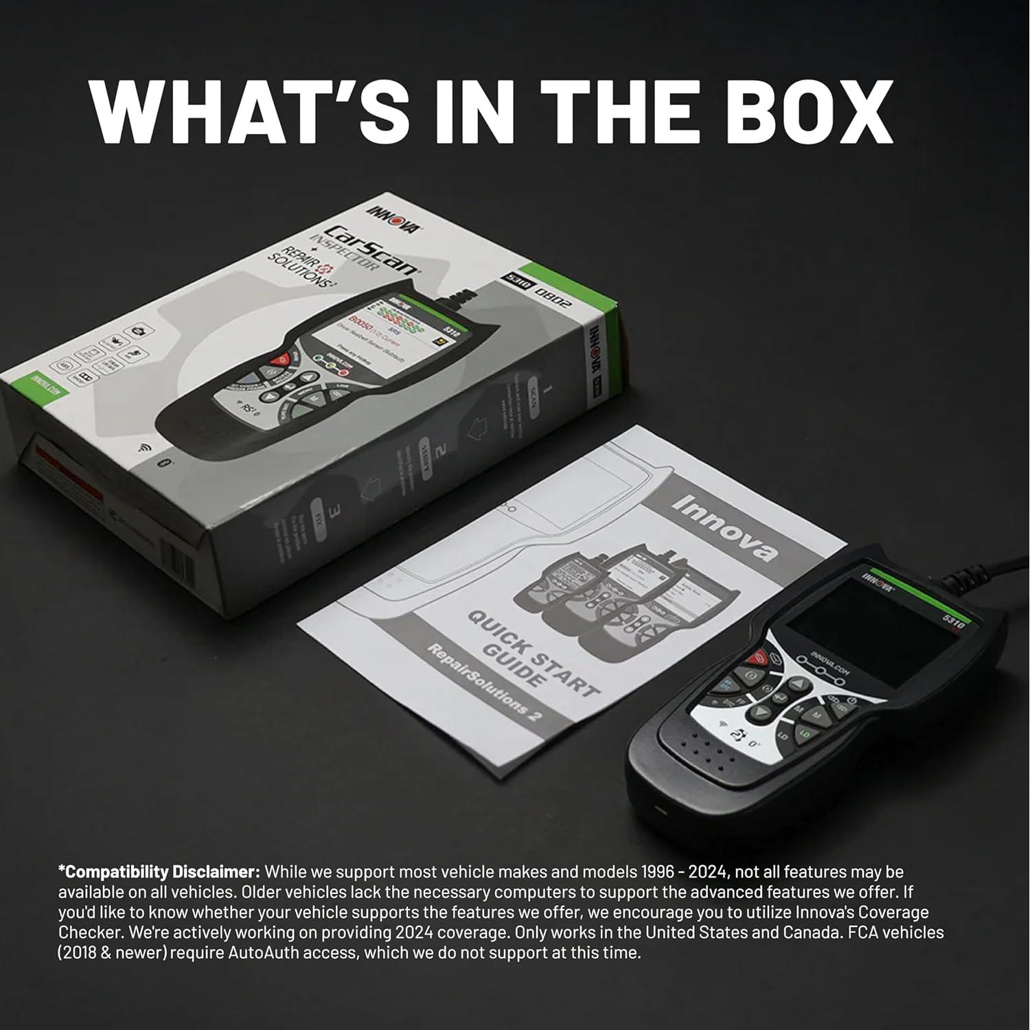 Escáner OBD2 Innova 5310 - Lector de Códigos ABS y SRS