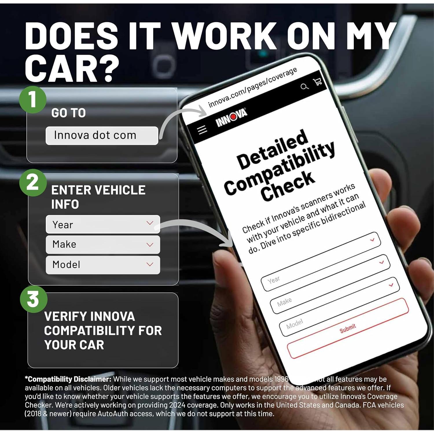 Escáner OBD2 Innova 5310 - Lector de Códigos ABS y SRS