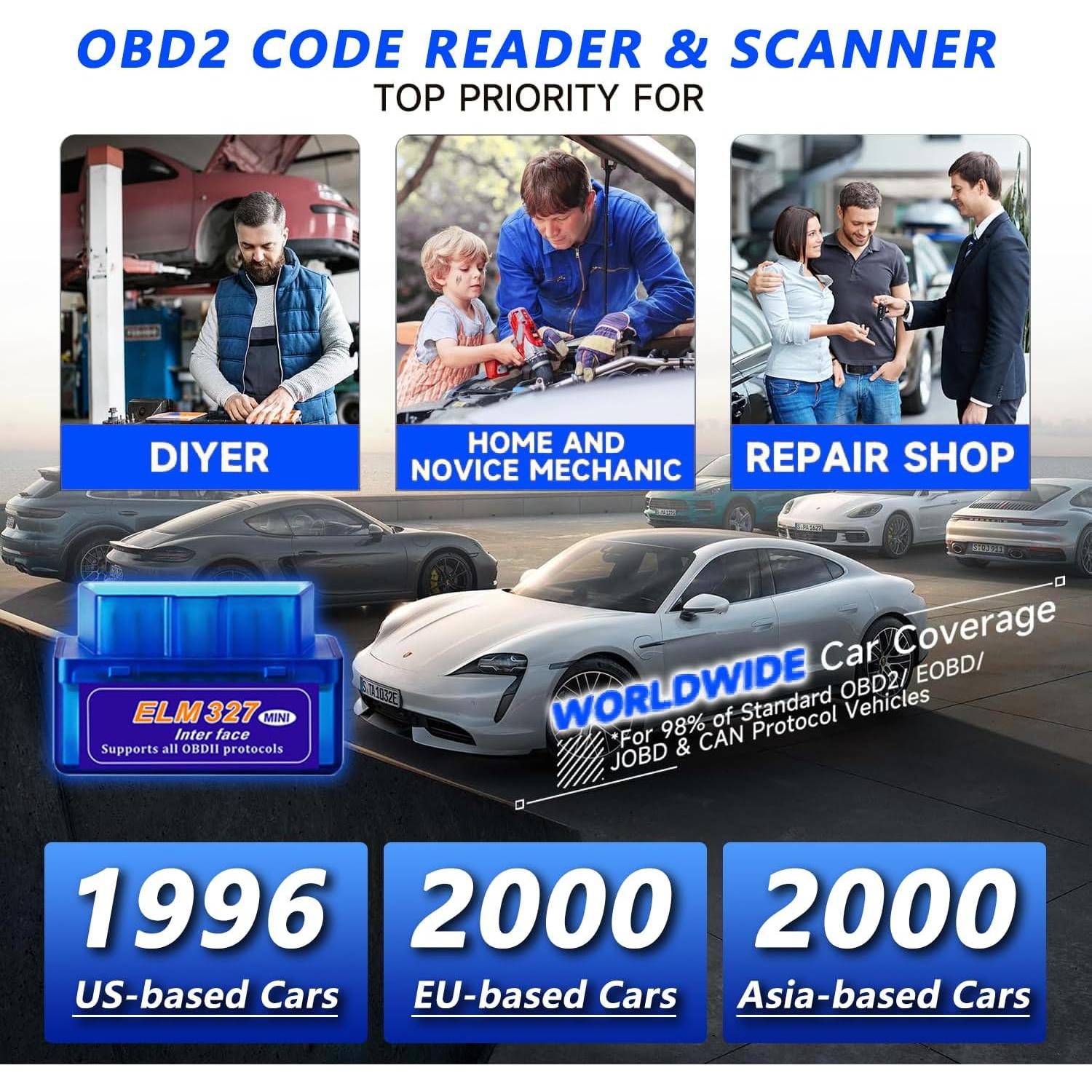 Lector de Códigos OBD2 Inalámbrico ArTea OBD2-01 Bluetooth