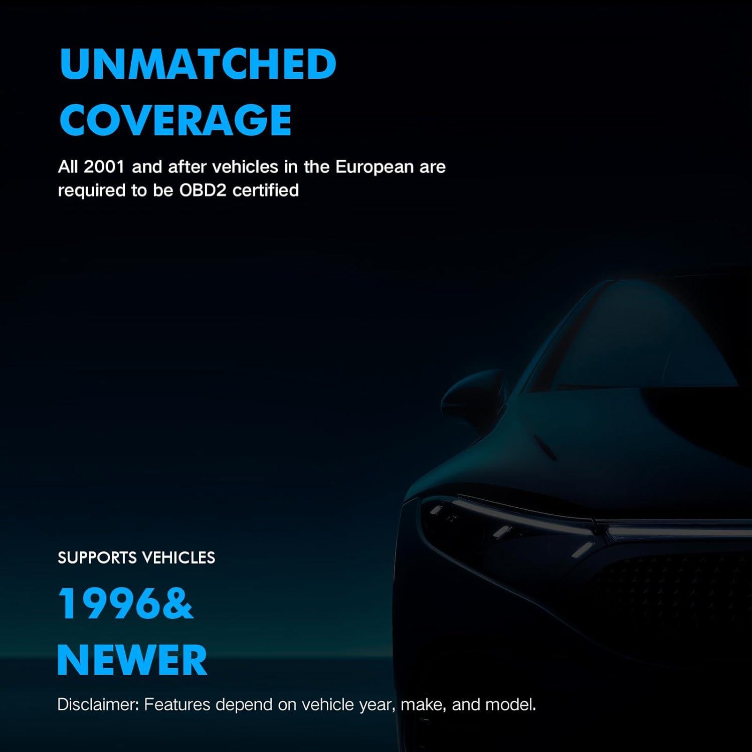 Lector de Códigos OBD2 Bluetooth ViaBecs, Escáner Inalámbrico