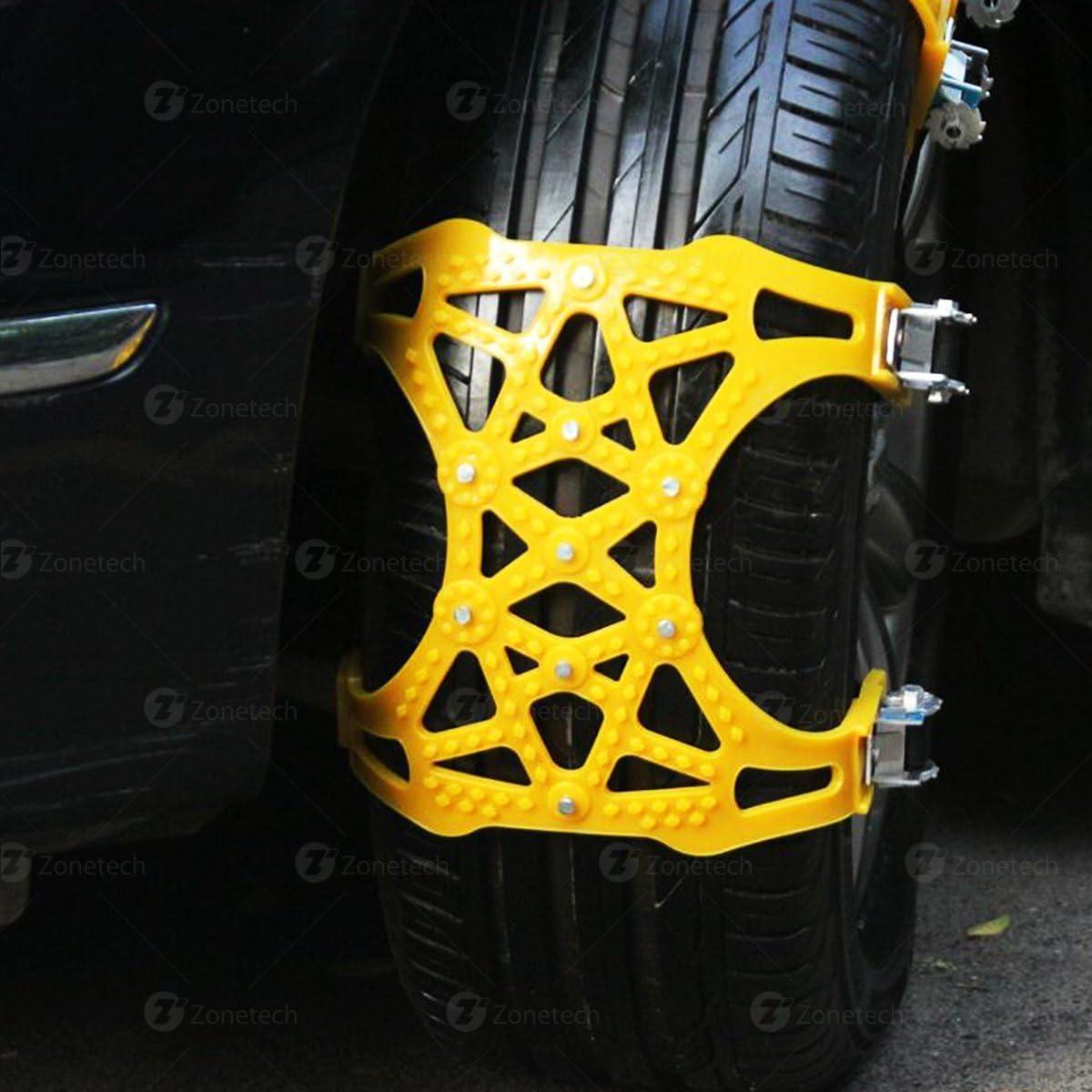Cadenas para Neumáticos ZONETECH 6-Pack Antideslizante