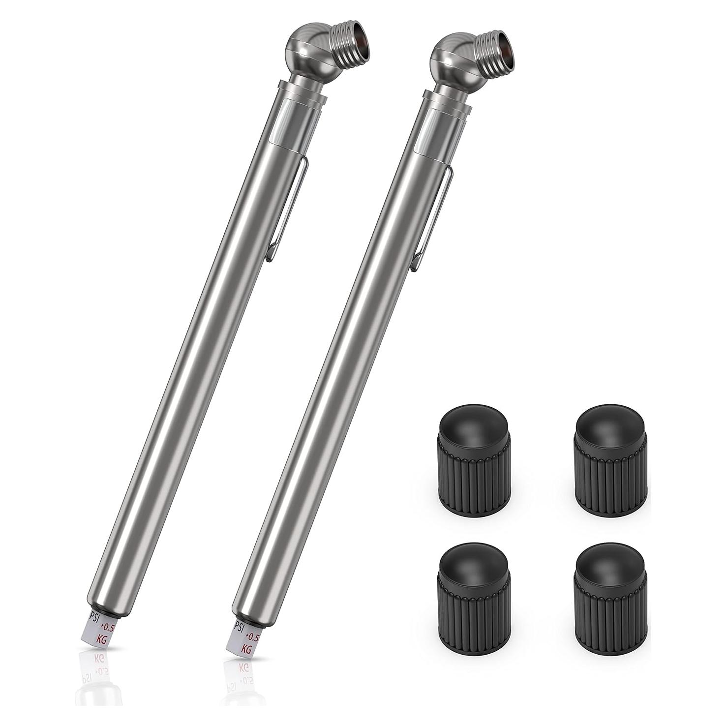 Juego de 2 Medidores de Presión de Neumáticos Bay State 10-75 PSI