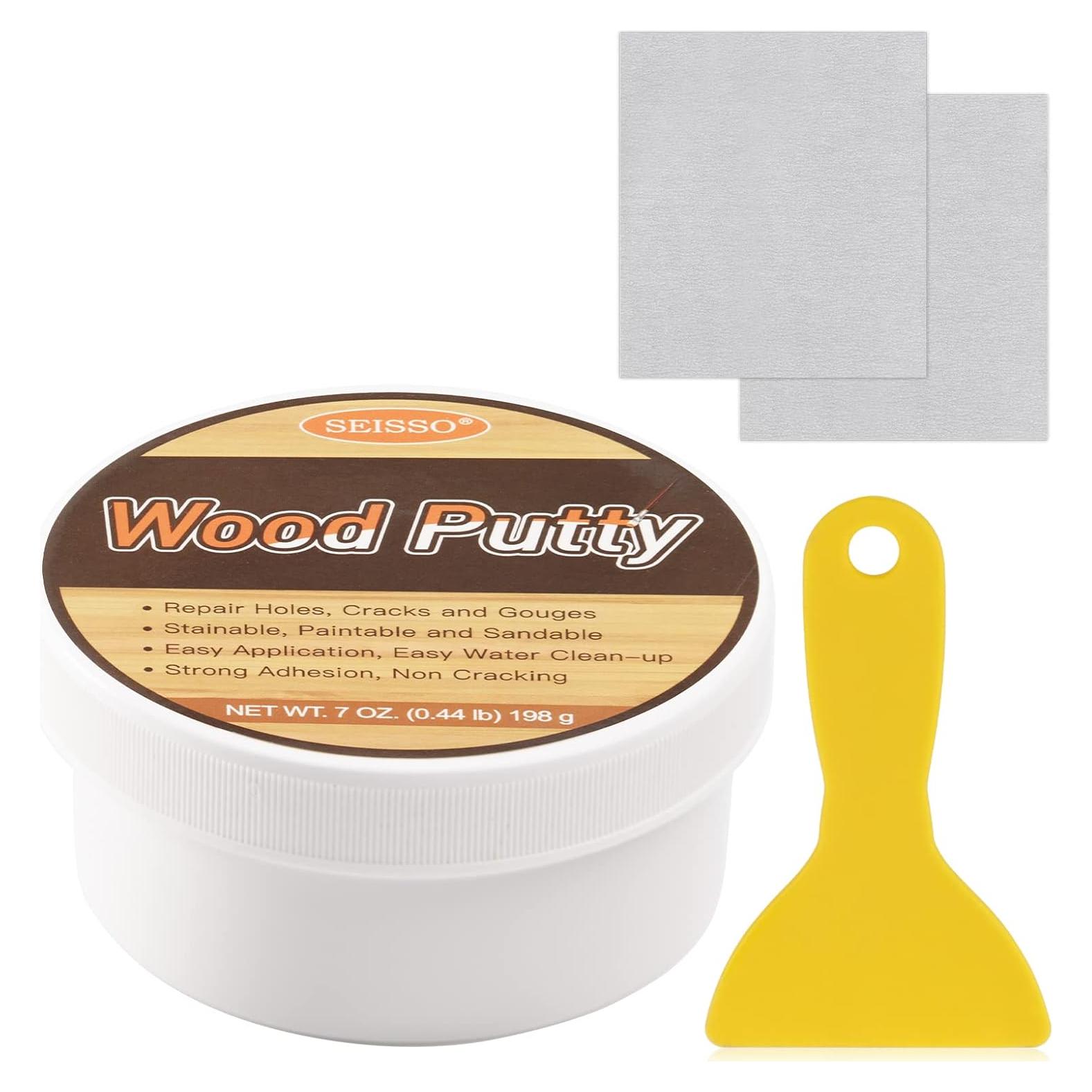 Masilla de Madera SEISSO 200g Blanca a Base de Agua