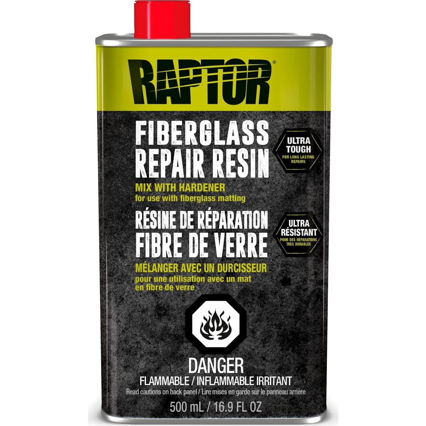 Kit de Reparación de Fibra de Vidrio Raptor - 0.92 kg - Todo en Uno