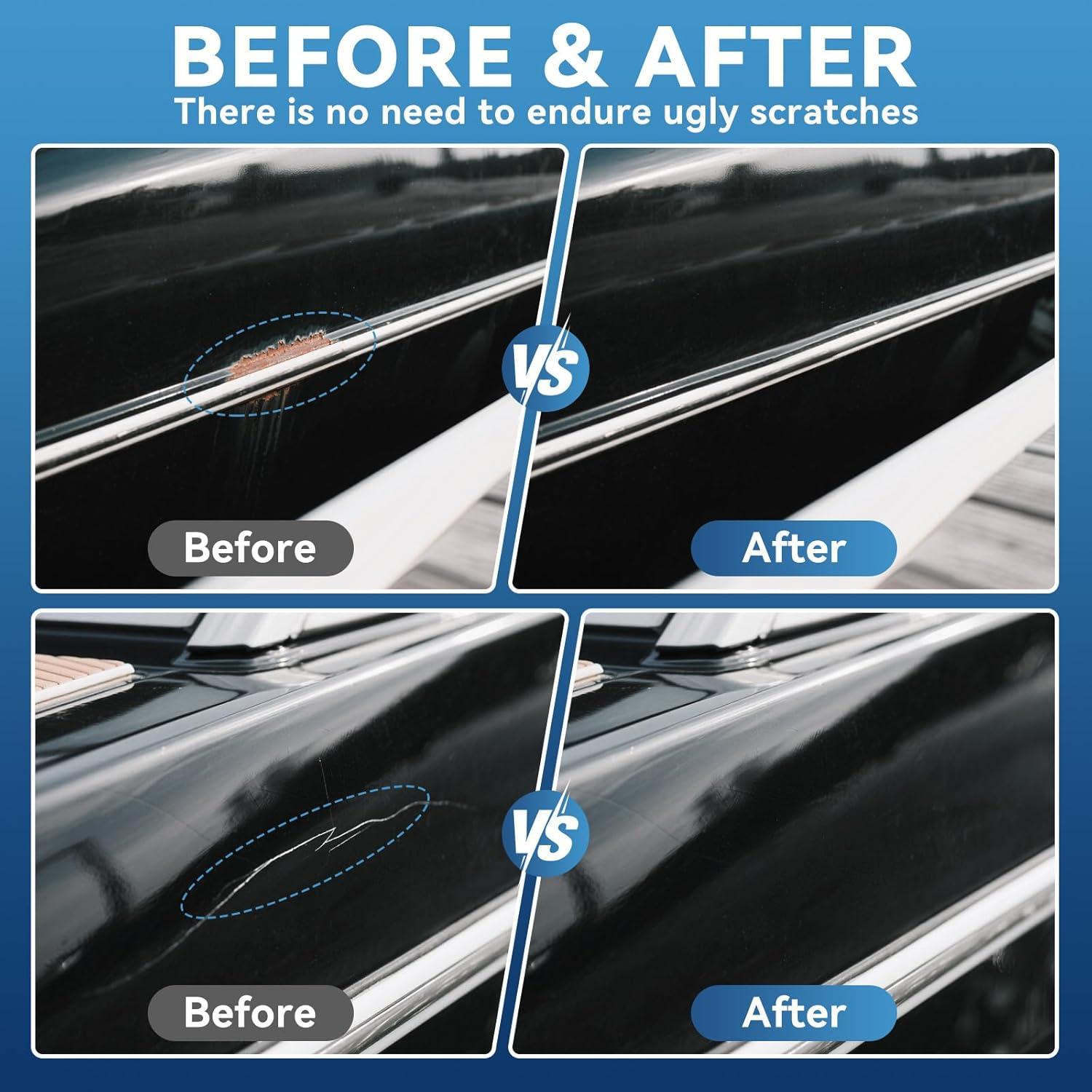 Bolígrafo de Retoque SENVEN 44ml Negro Alto Brillo para Barcos