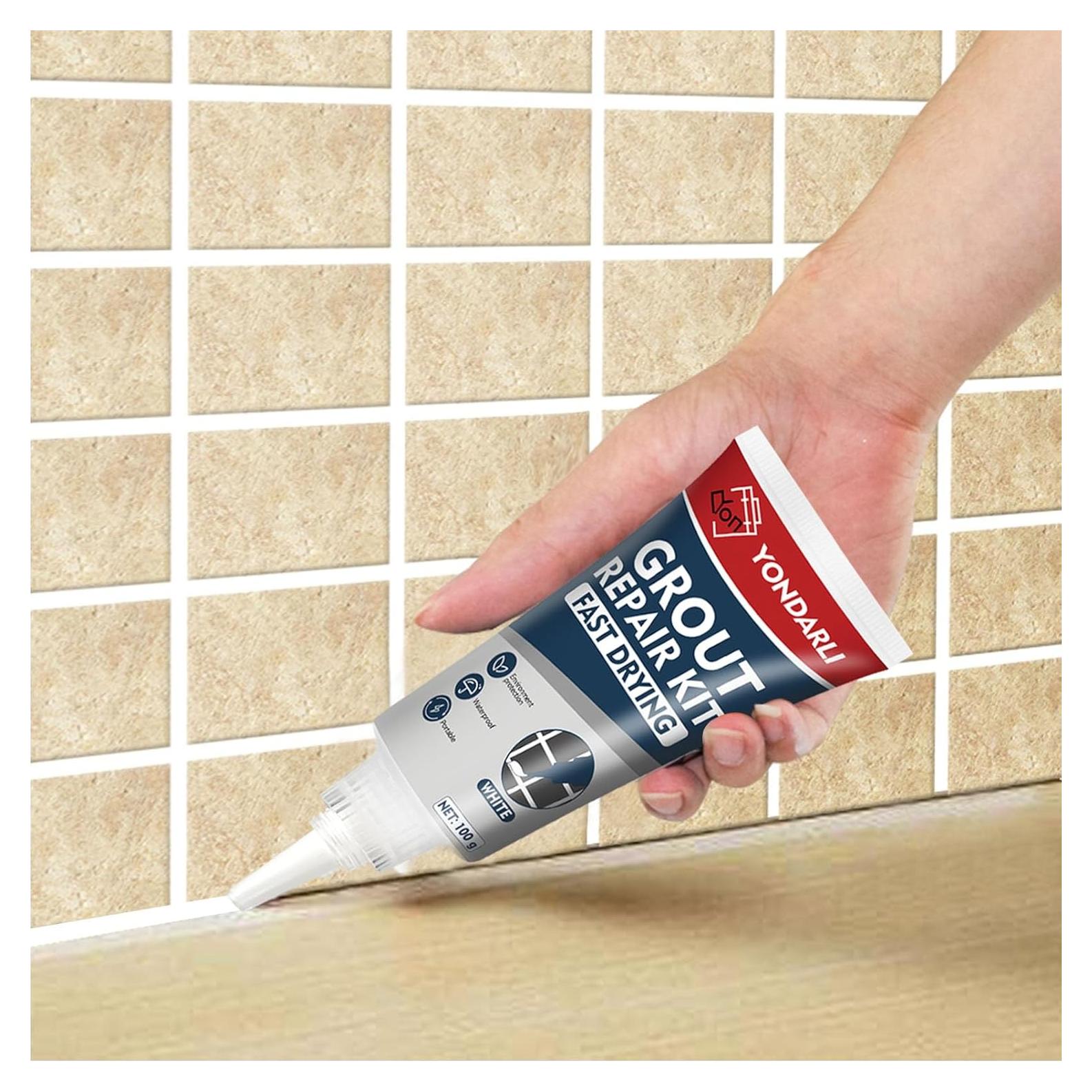 Kit de Reparación de Lechada Kallteren - 2 Selladores Blancos