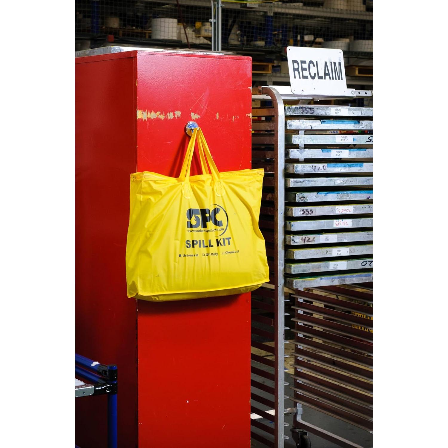 Kit de Derrames Universal Brady SPC SKA-PP 19L Portátil Amarillo