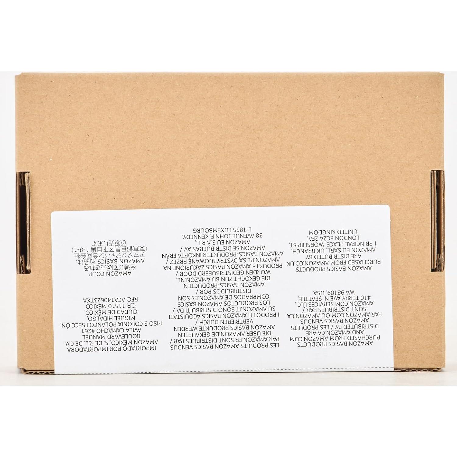 Cable Ethernet RJ45 Cat 6 Amazon Basics 0.9m 1Gbps Negro