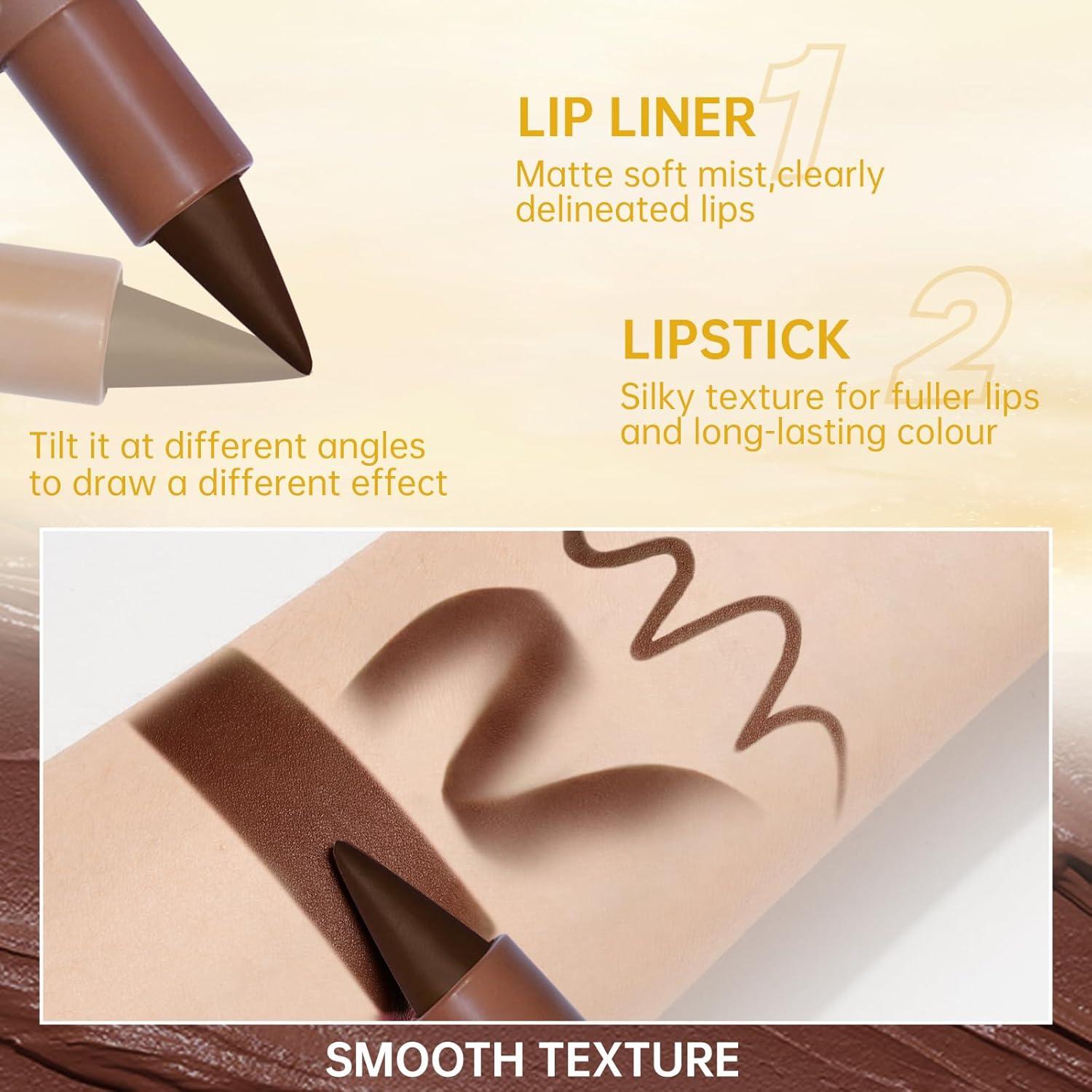 Set de Lápiz Labial y Brillo Labial Noerrors - Rojo Mágico