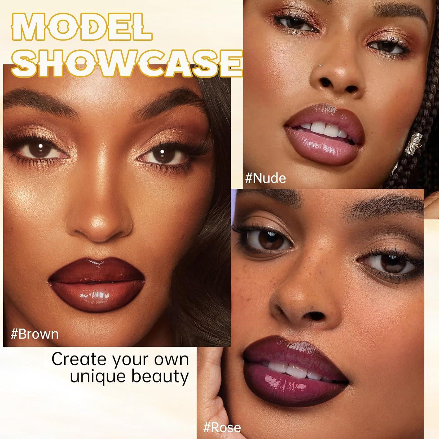 Set de Lápiz Labial y Brillo Labial Noerrors - Rojo Mágico