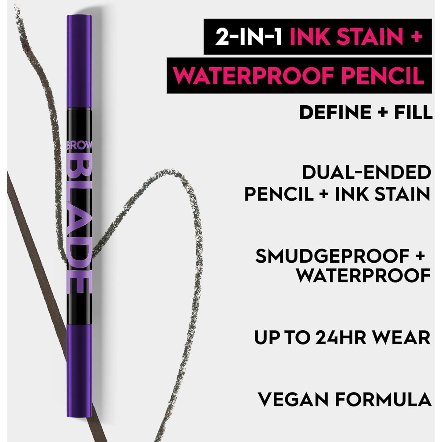 Lápiz para Cejas Urban Decay Brow Blade 2-en-1 Negro 13.6g