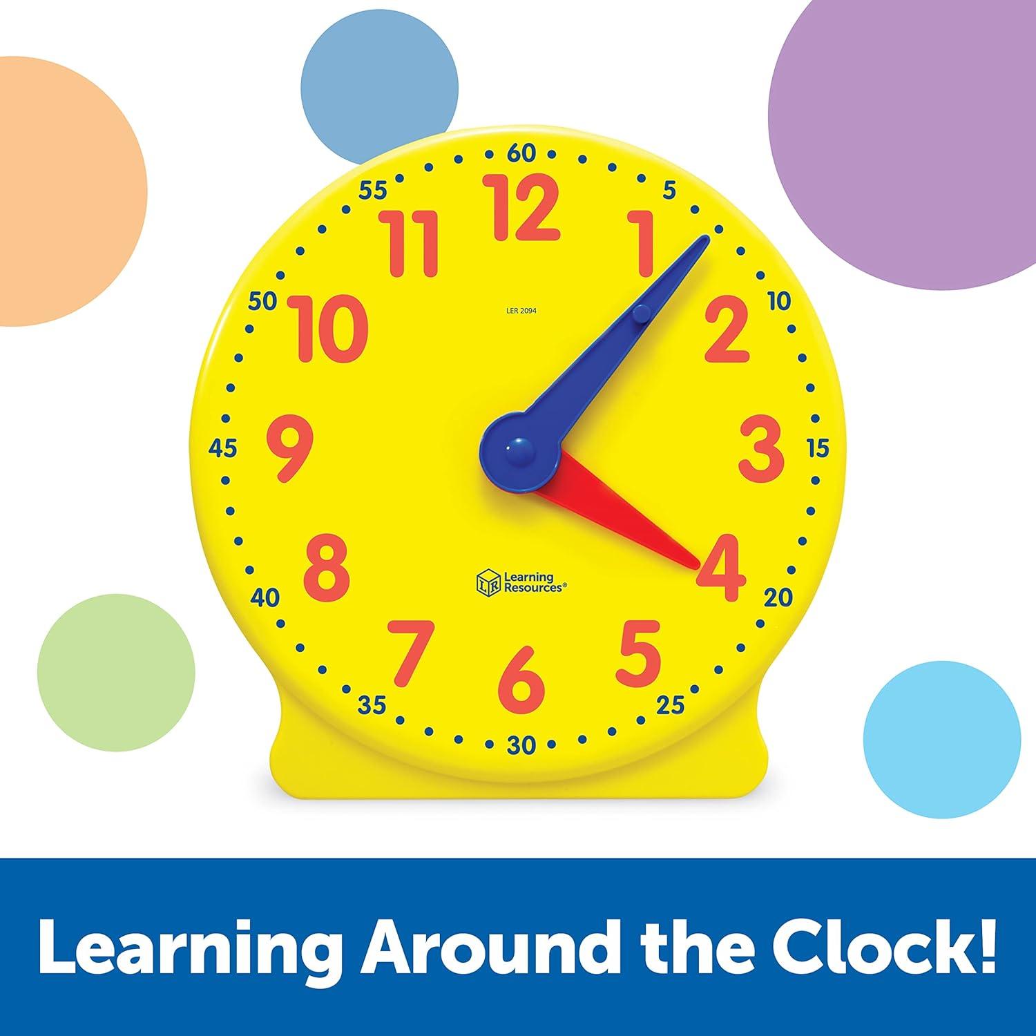 Reloj de Aprendizaje Learning Resources LER2094 36x33 cm