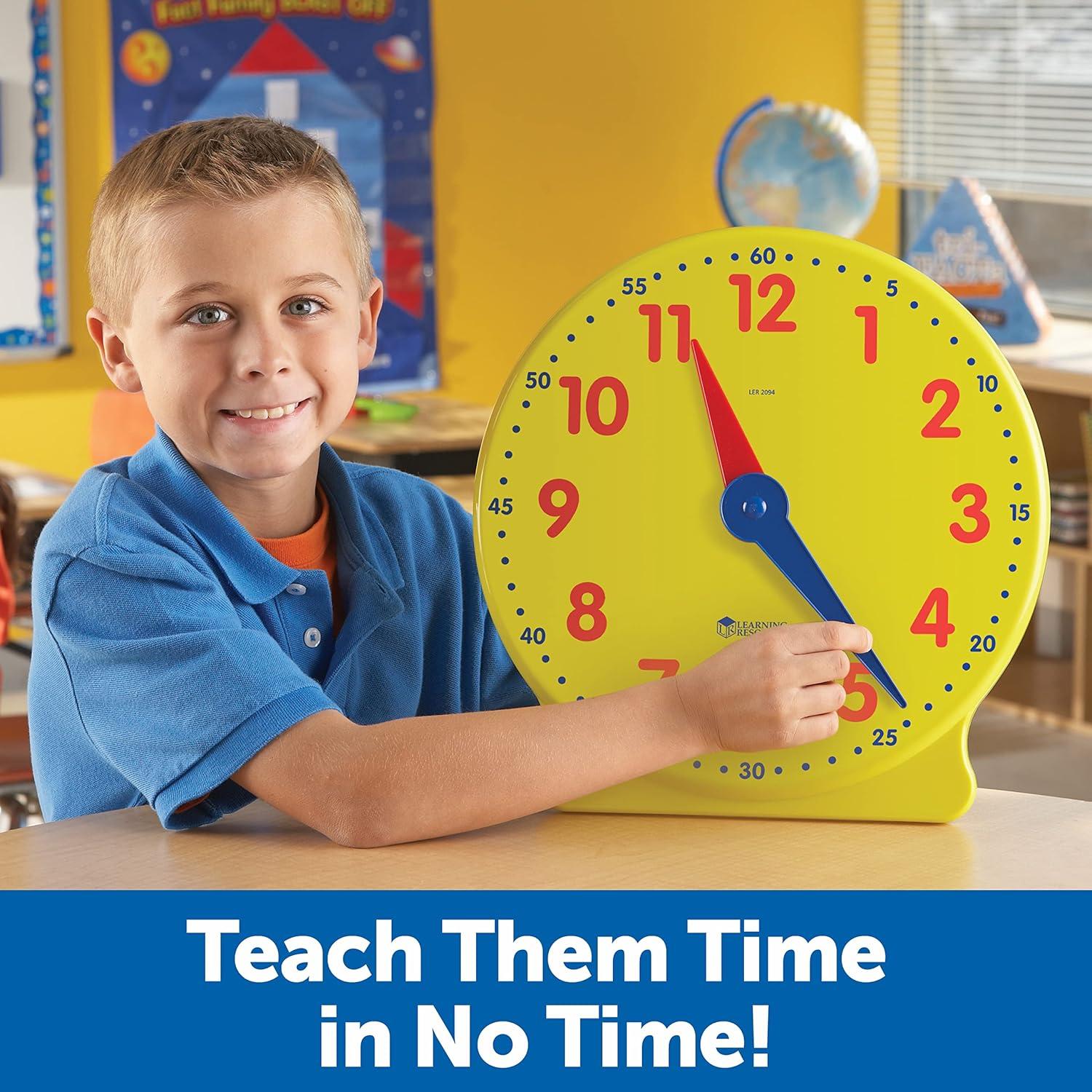 Reloj de Aprendizaje Learning Resources LER2094 36x33 cm