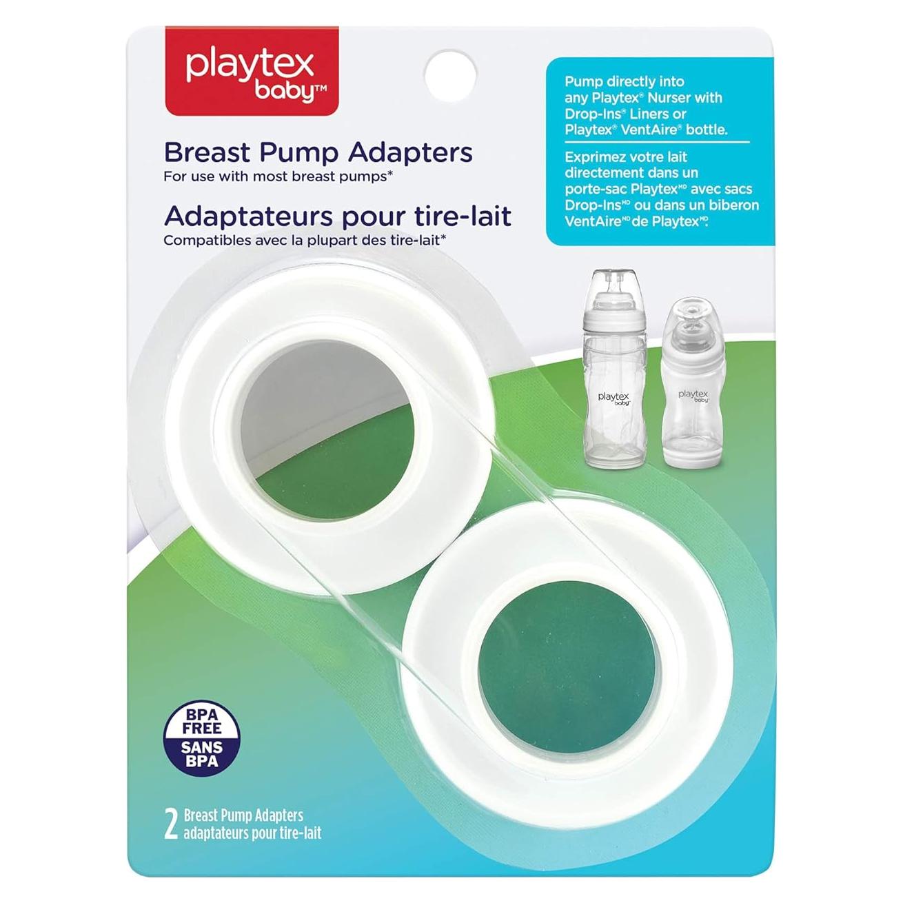 Adaptadores Extractor de Leche Playtex Baby - 2 Unidades