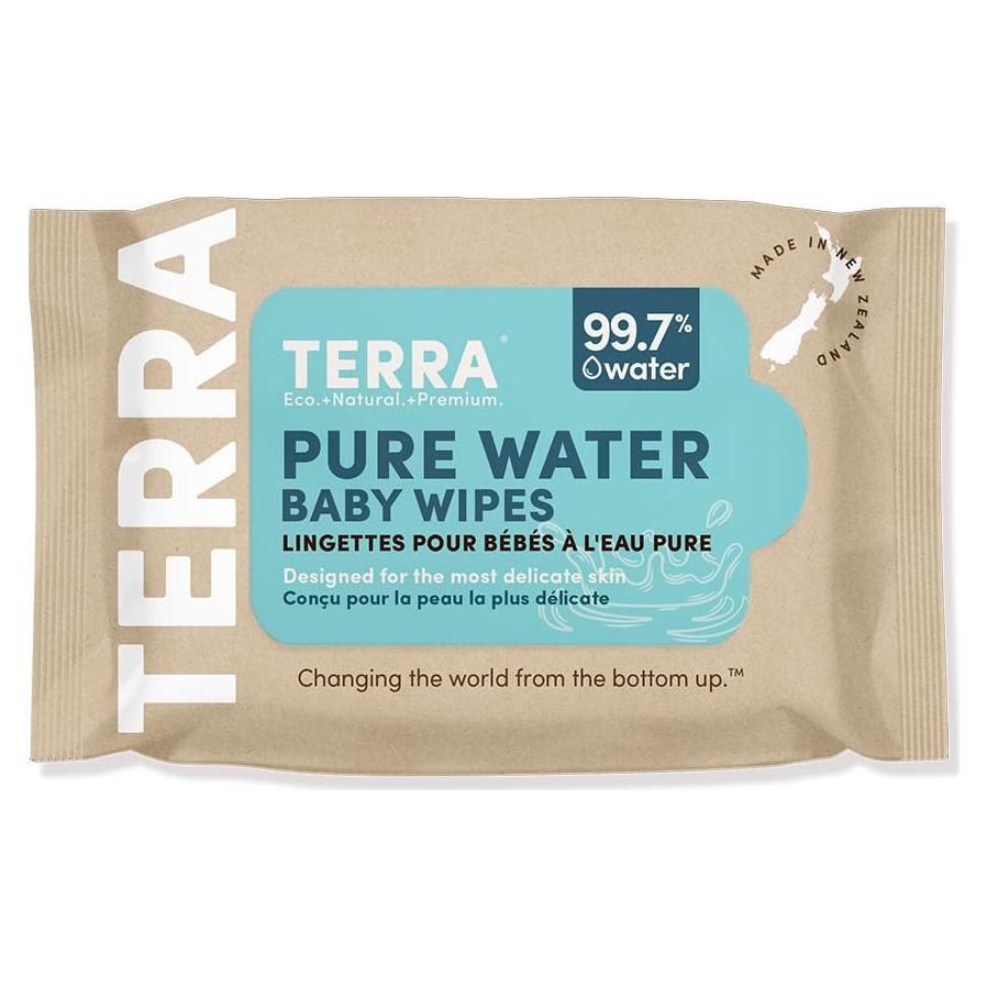 Toallitas Húmedas para Bebés Terra 24 Unidades Biodegradables