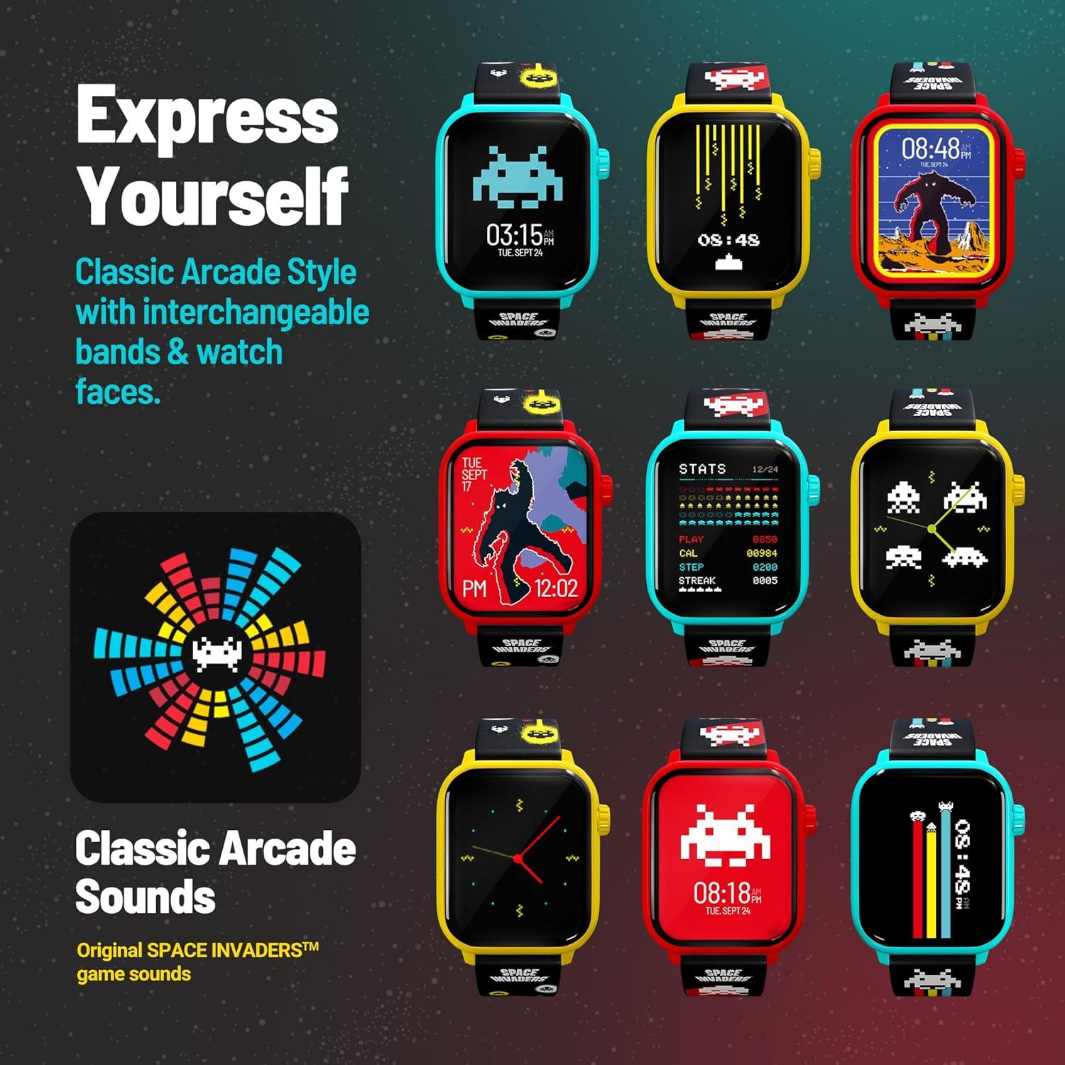 Reloj Inteligente My Play Watch Space Invaders Rojo IP67